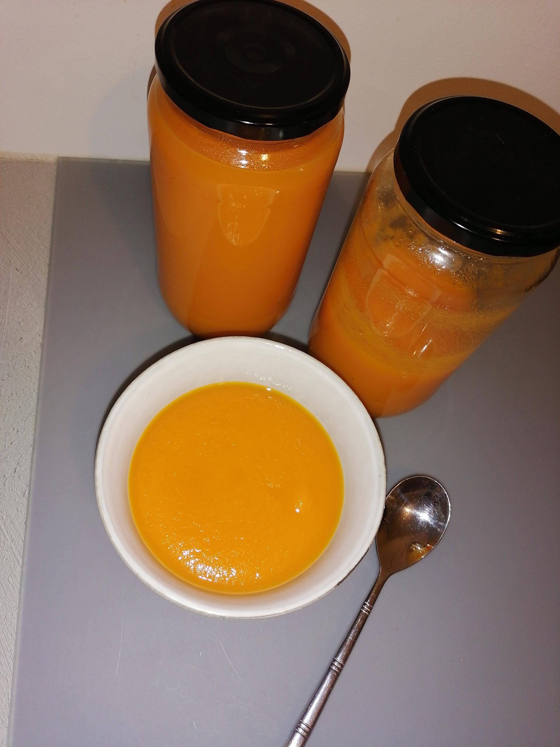 Soupe végétarienne de carottes - Recette Companion Connect XL | Moulinex