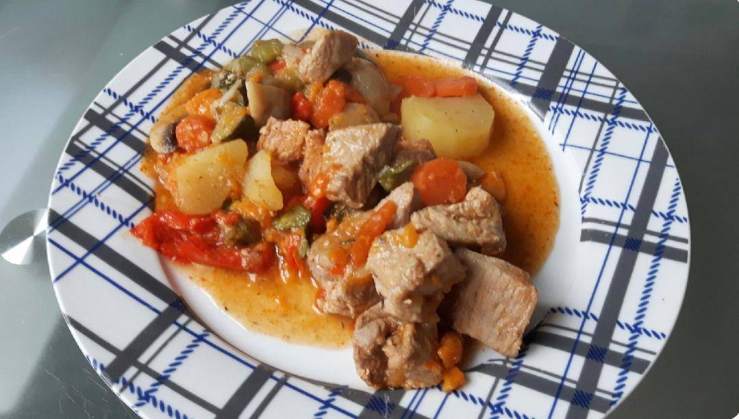 Filet mignon façon sauté de porc aux légumes light de Jeff - Recette Companion Connect XL | Moulinex