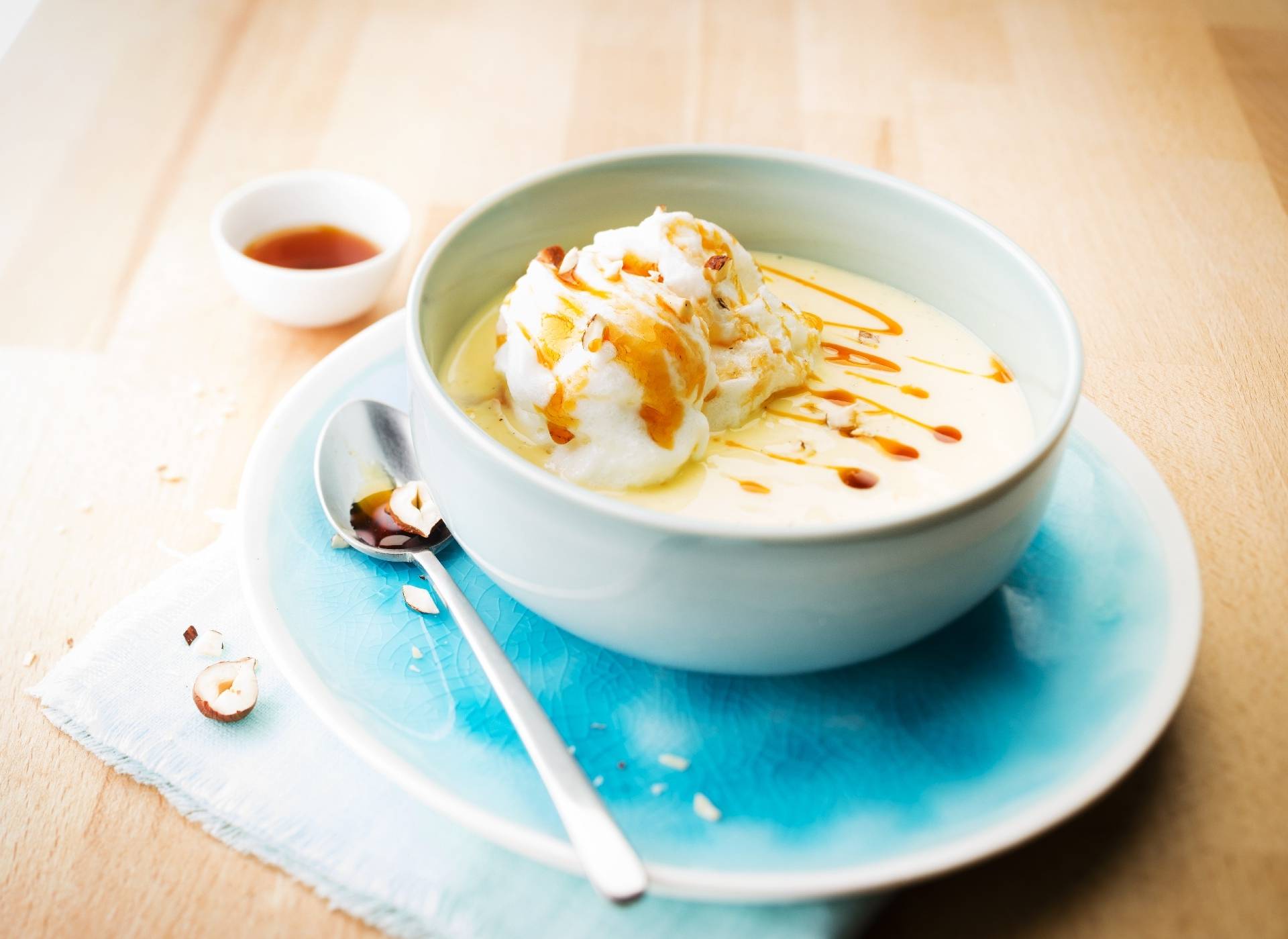 Île flottante chocolat - Recette Companion Connect XL | Moulinex