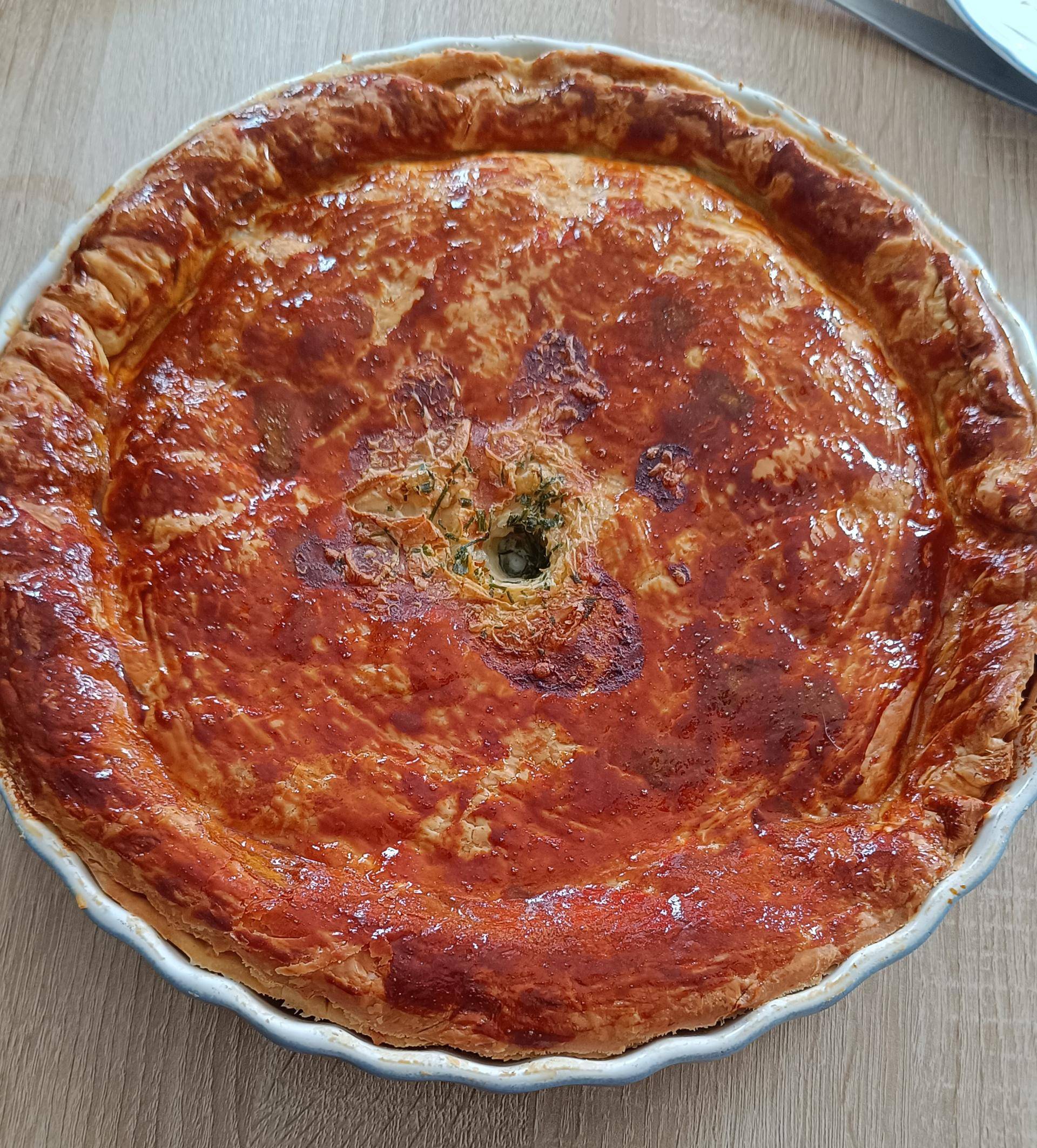 Tourte pomme de terre - Recette Companion Connect XL | Moulinex