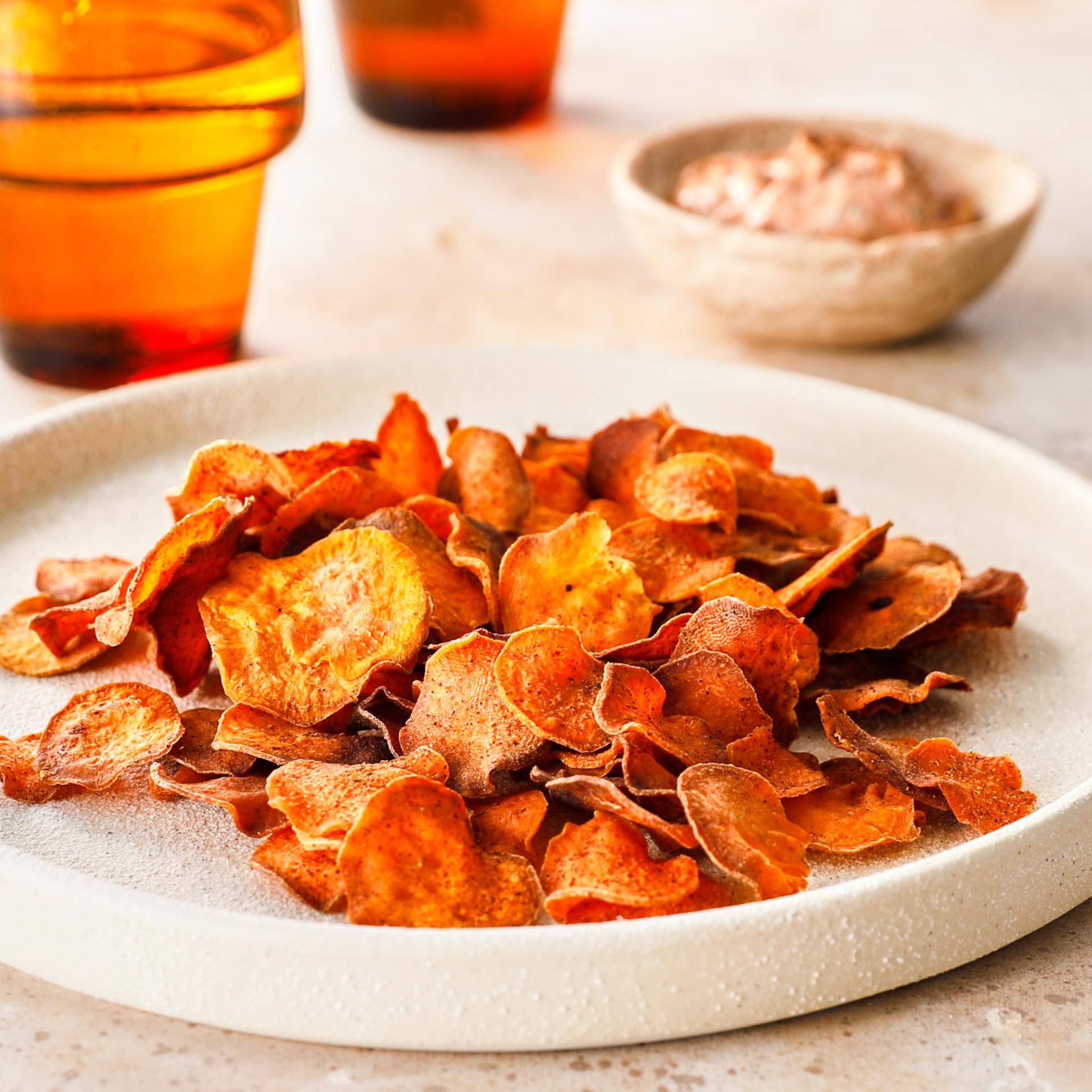 Chips de patate douce épicées - Recette Easy Fry Max | Moulinex
