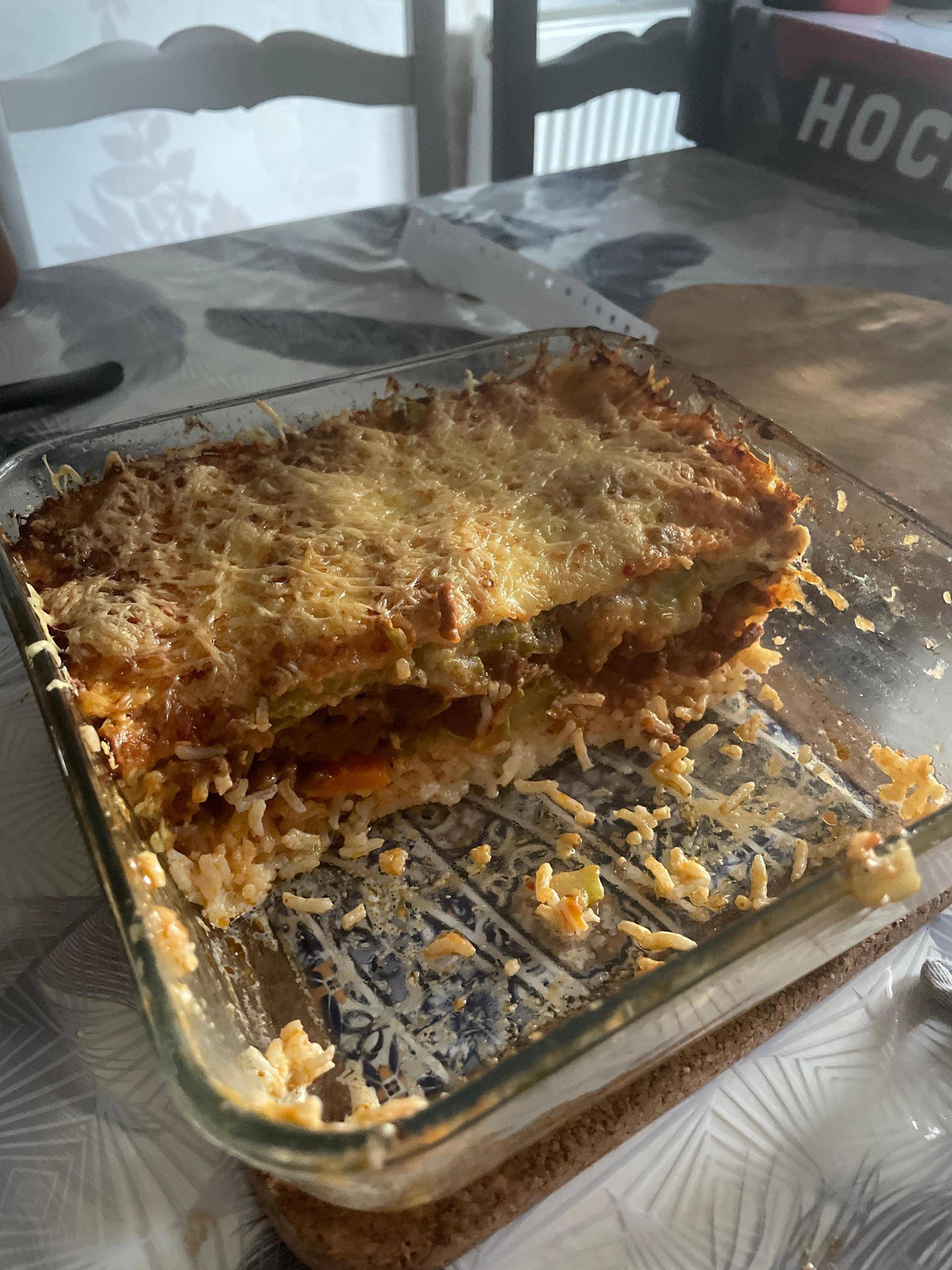 Gratin courgette viande hachée riz - Recette Companion Connect XL | Moulinex