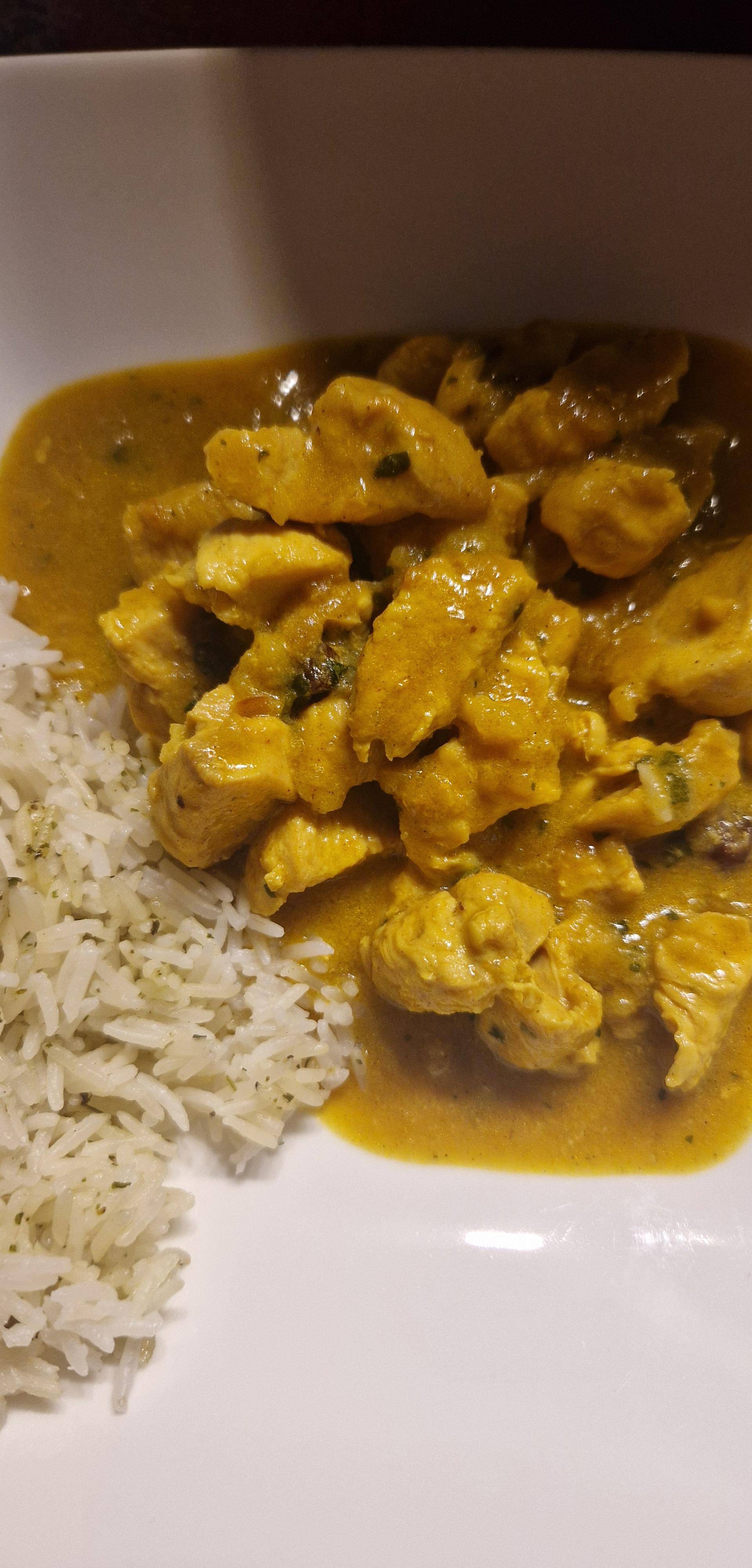 Poulet au curry riz basmati - Recette Cookeo V3 | Moulinex