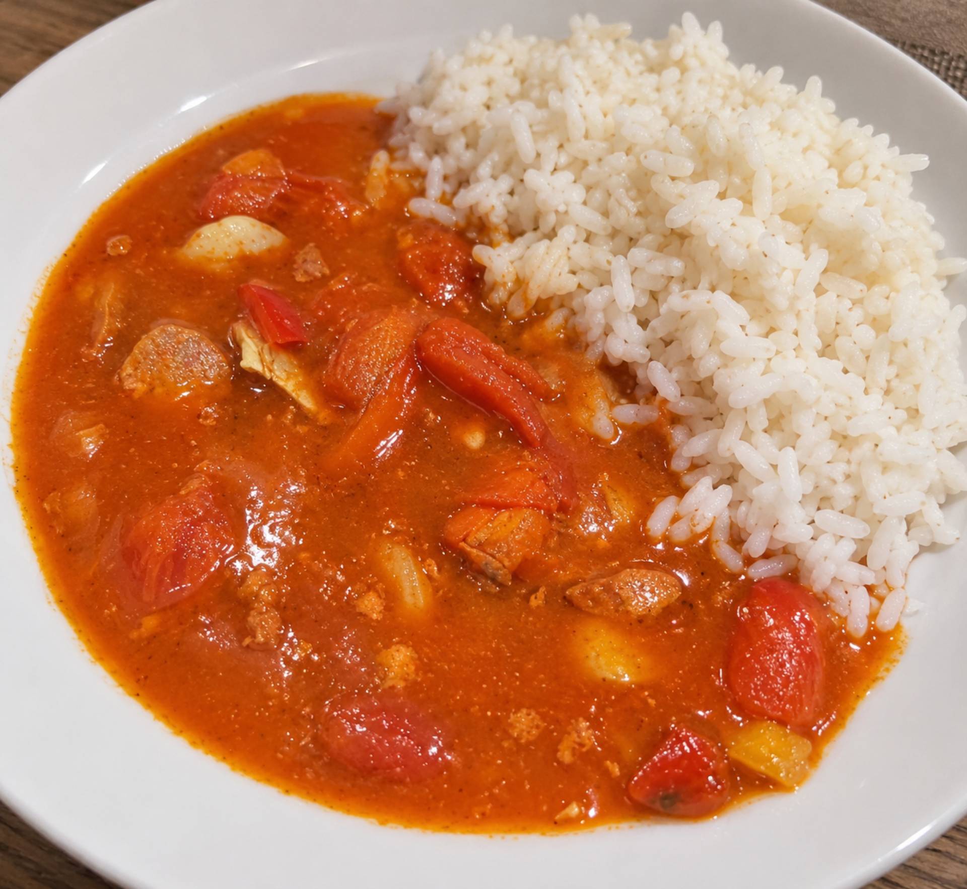 Jambalaya Poulet crevettes chorizo - Recette Cookeo | Moulinex