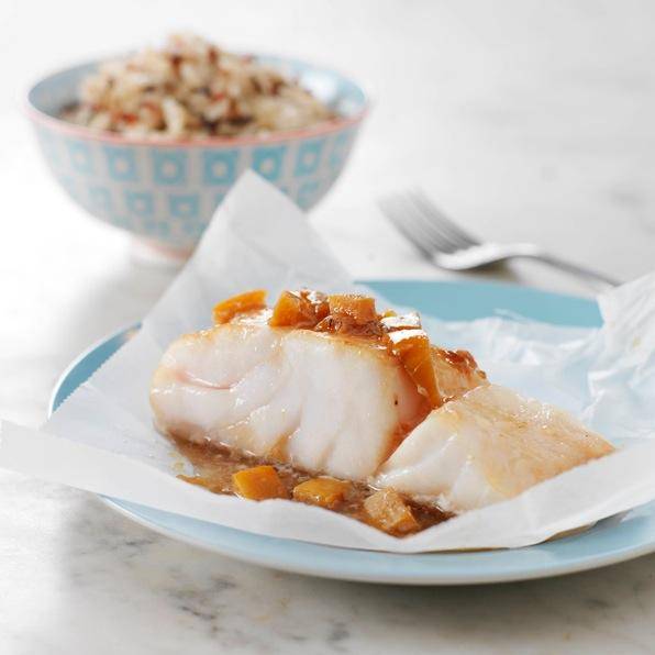 Papillotes de cabillaud miel et citron confit - Recette Companion | Moulinex