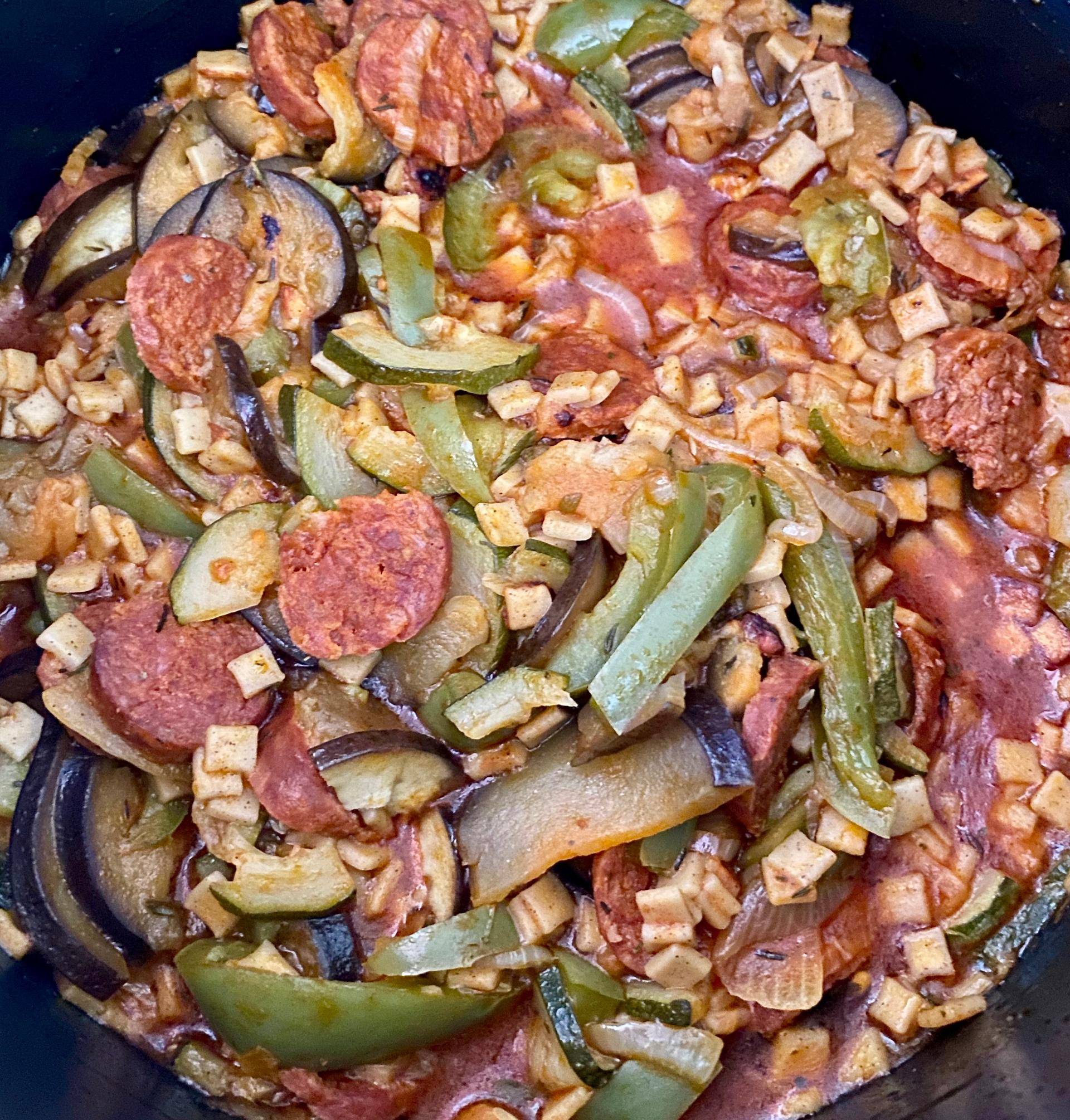 Crozets aux légumes et chorizo - Recette Cookeo V3 | Moulinex