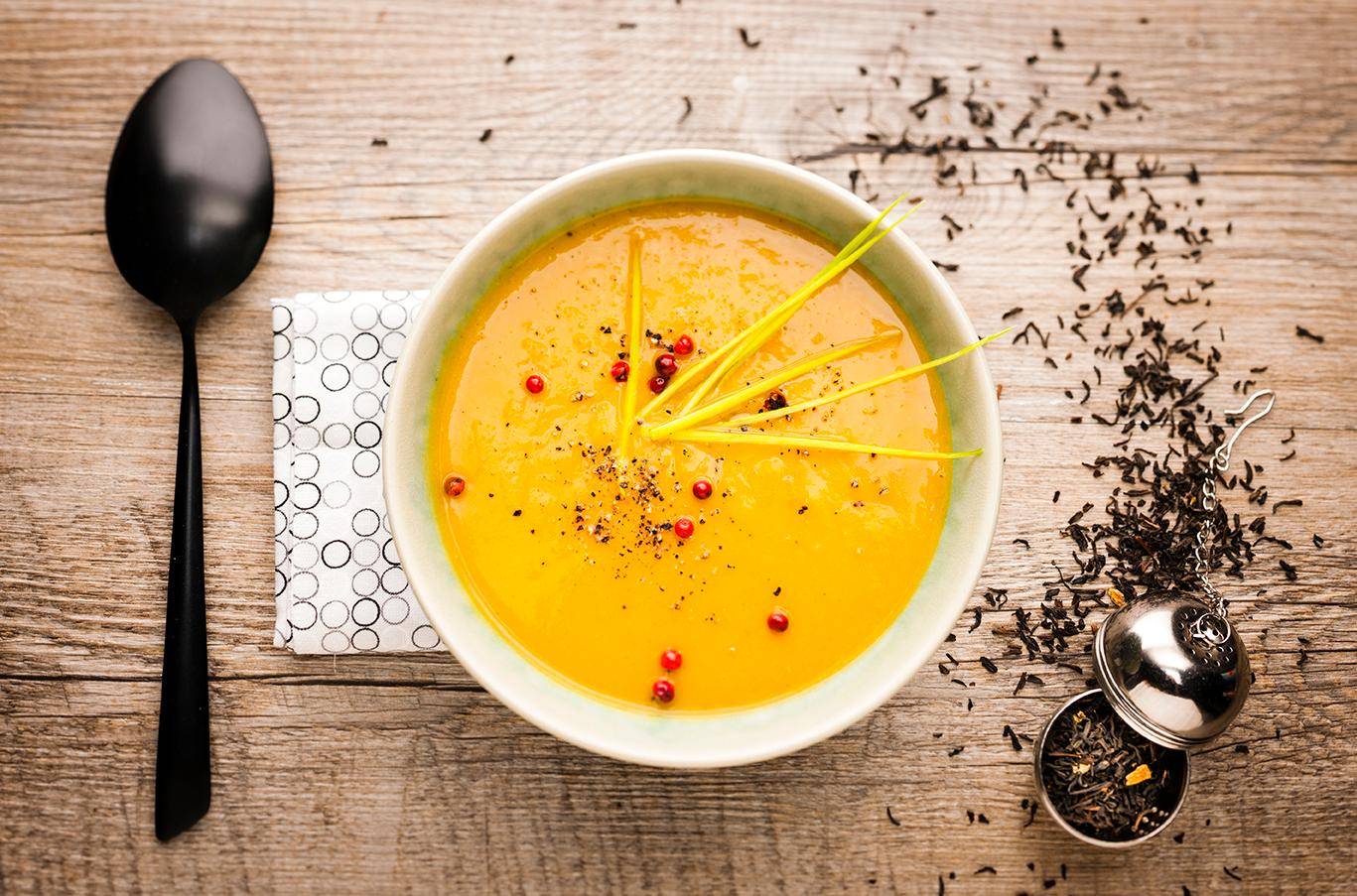 Pompoenveloute met thee - Recette Cookeo | Moulinex
