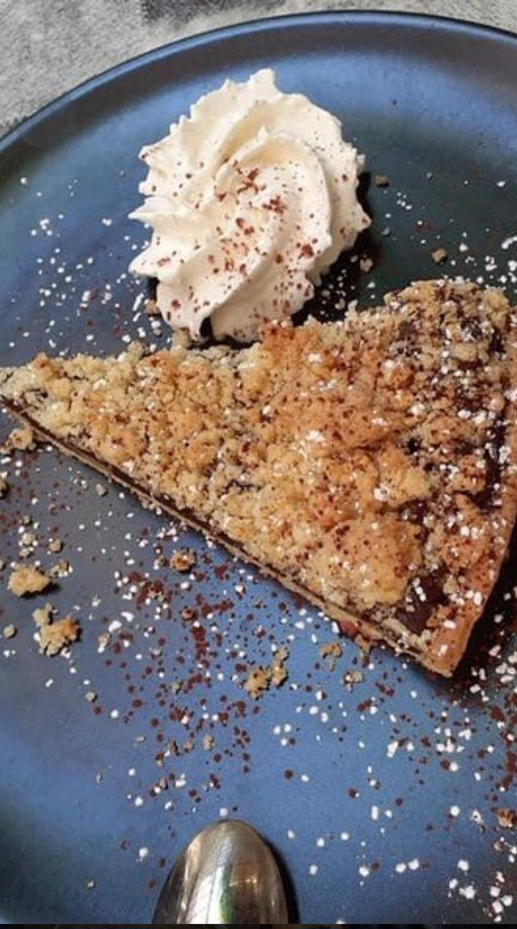 Tarte crumble chocolat banane caramel - Recette Companion Connect XL | Moulinex