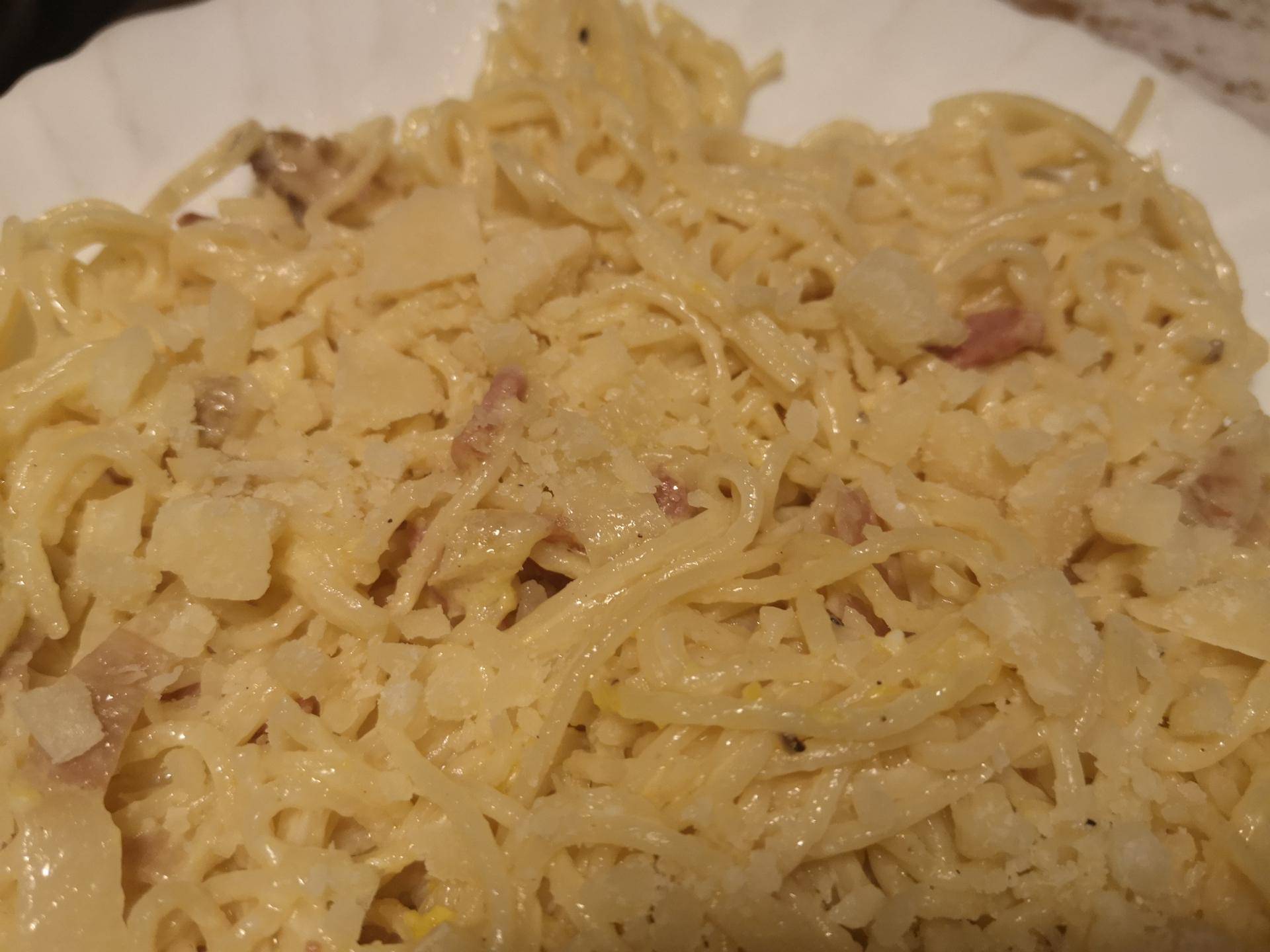 Spaghetti carbonara à l'italienne - Recette Companion Connect XL | Moulinex