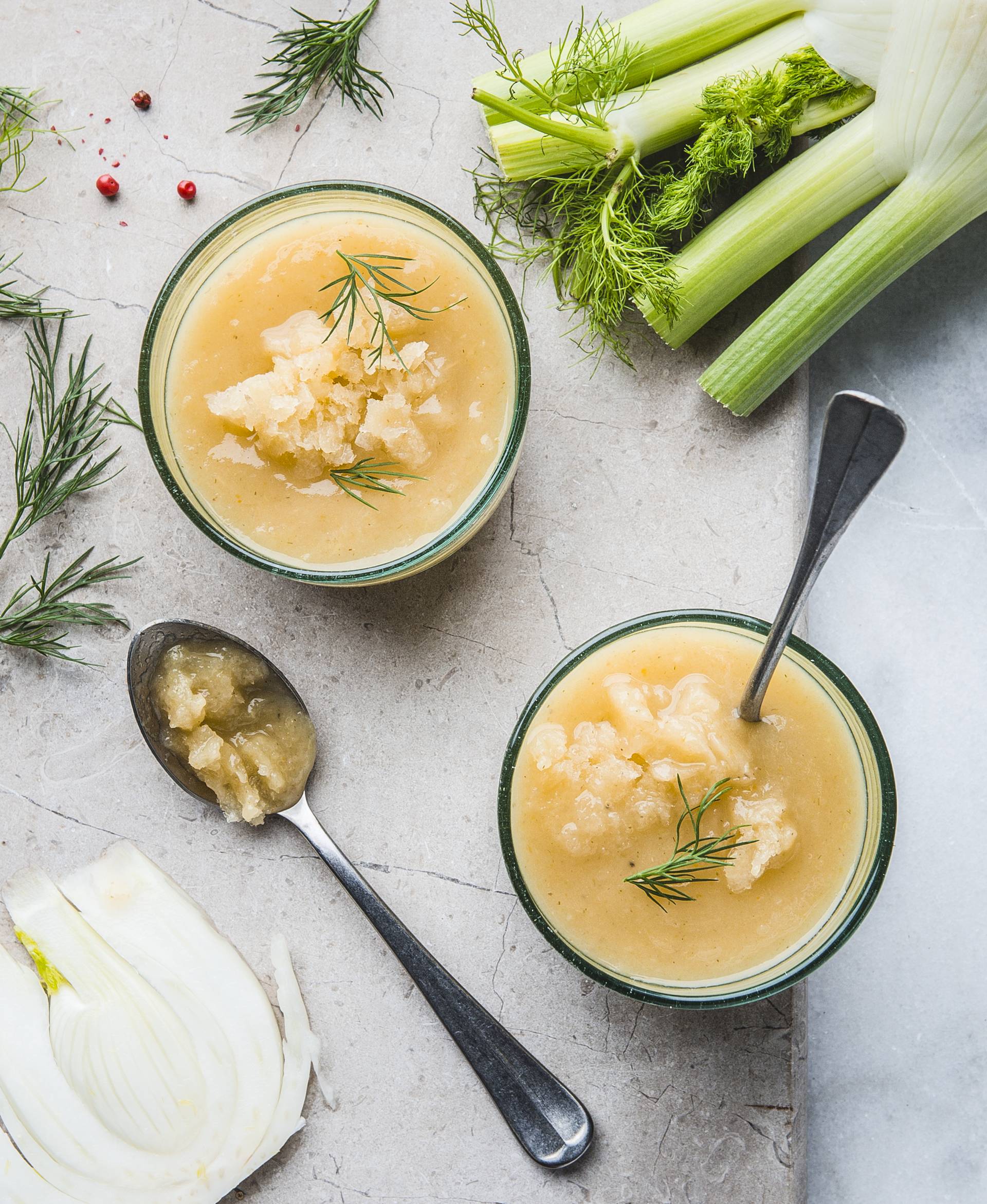 Velouté fenouil lait d'amande - Recette Companion Connect XL | Moulinex
