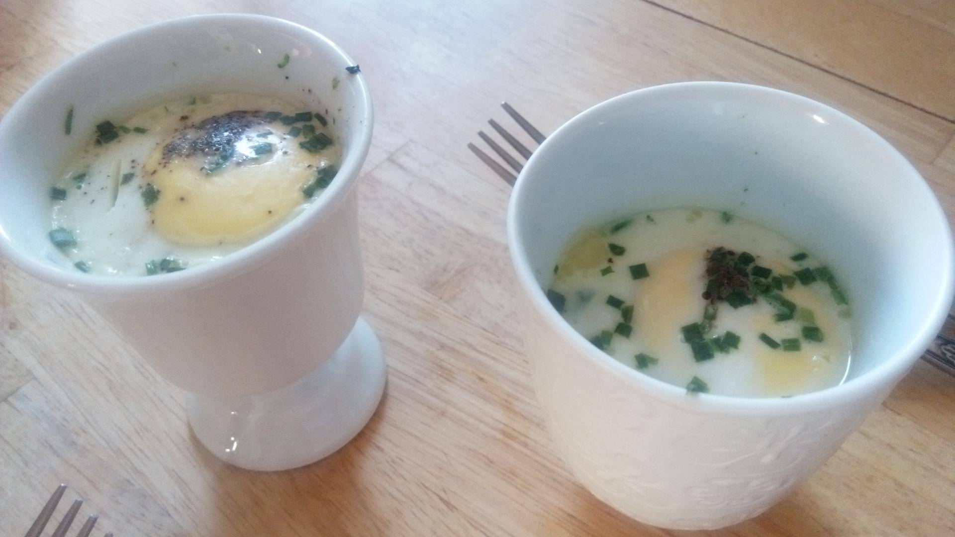 Oeufs cocotte et épinards - Recette Cookeo | Moulinex