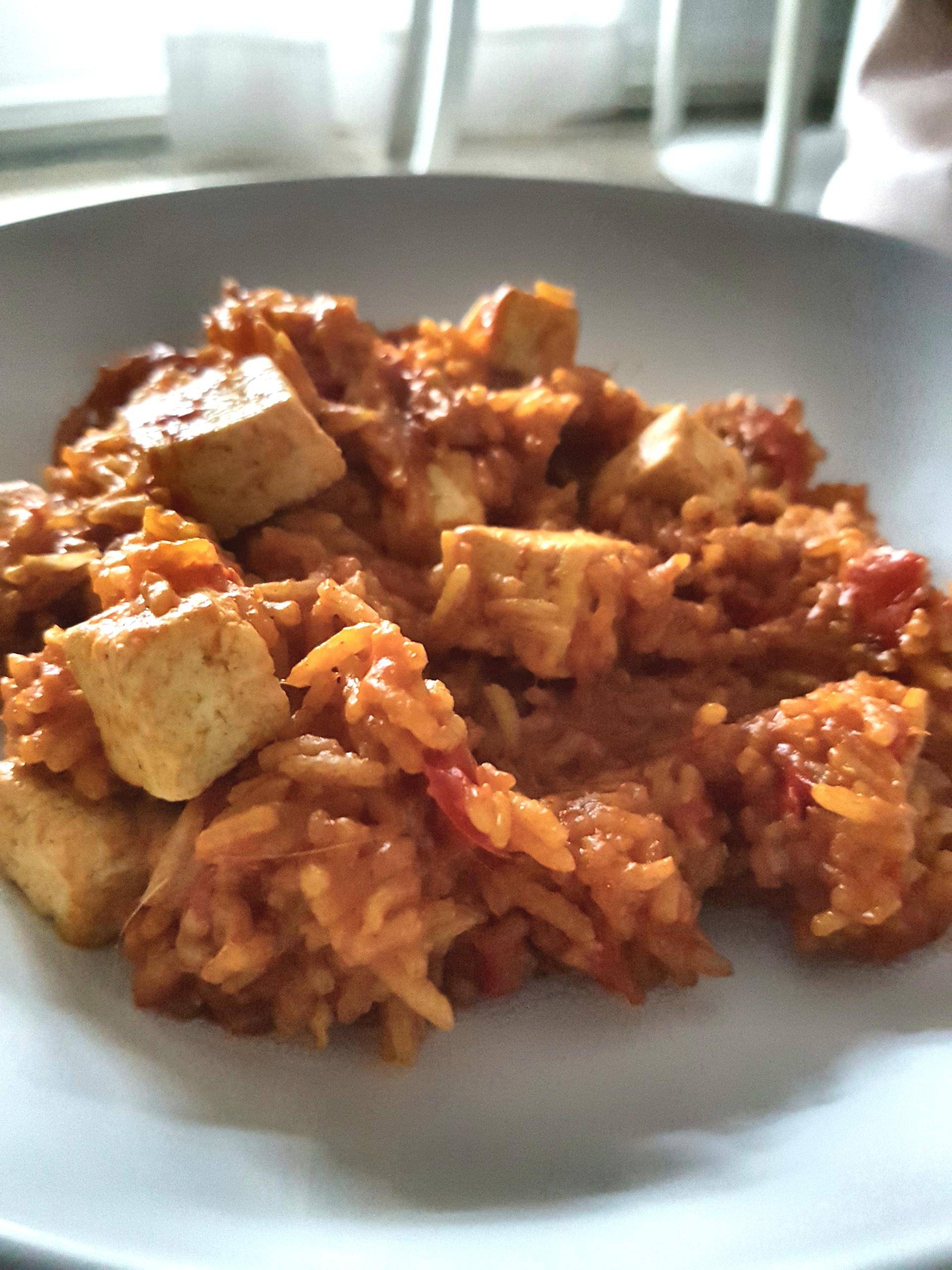 Riz au poivron et tofu - Recette Companion XL | Moulinex