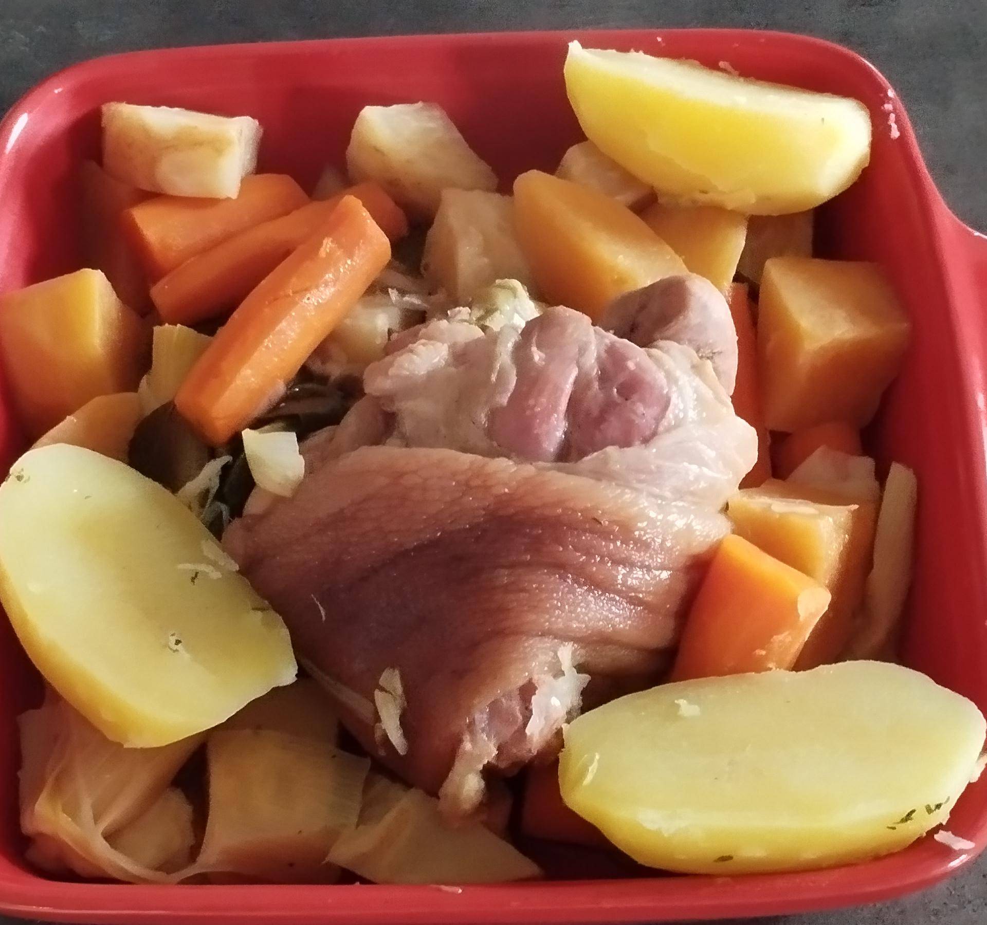 Jarret de porc demi-sel et ses légumes d'hiver - Recette Cookeo | Moulinex