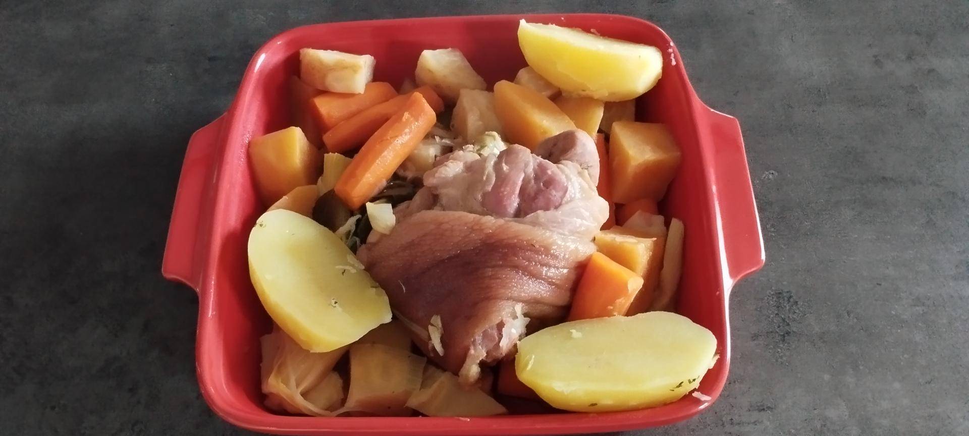 Jarret de porc demi-sel et ses légumes d'hiver - Recette Cookeo | Moulinex