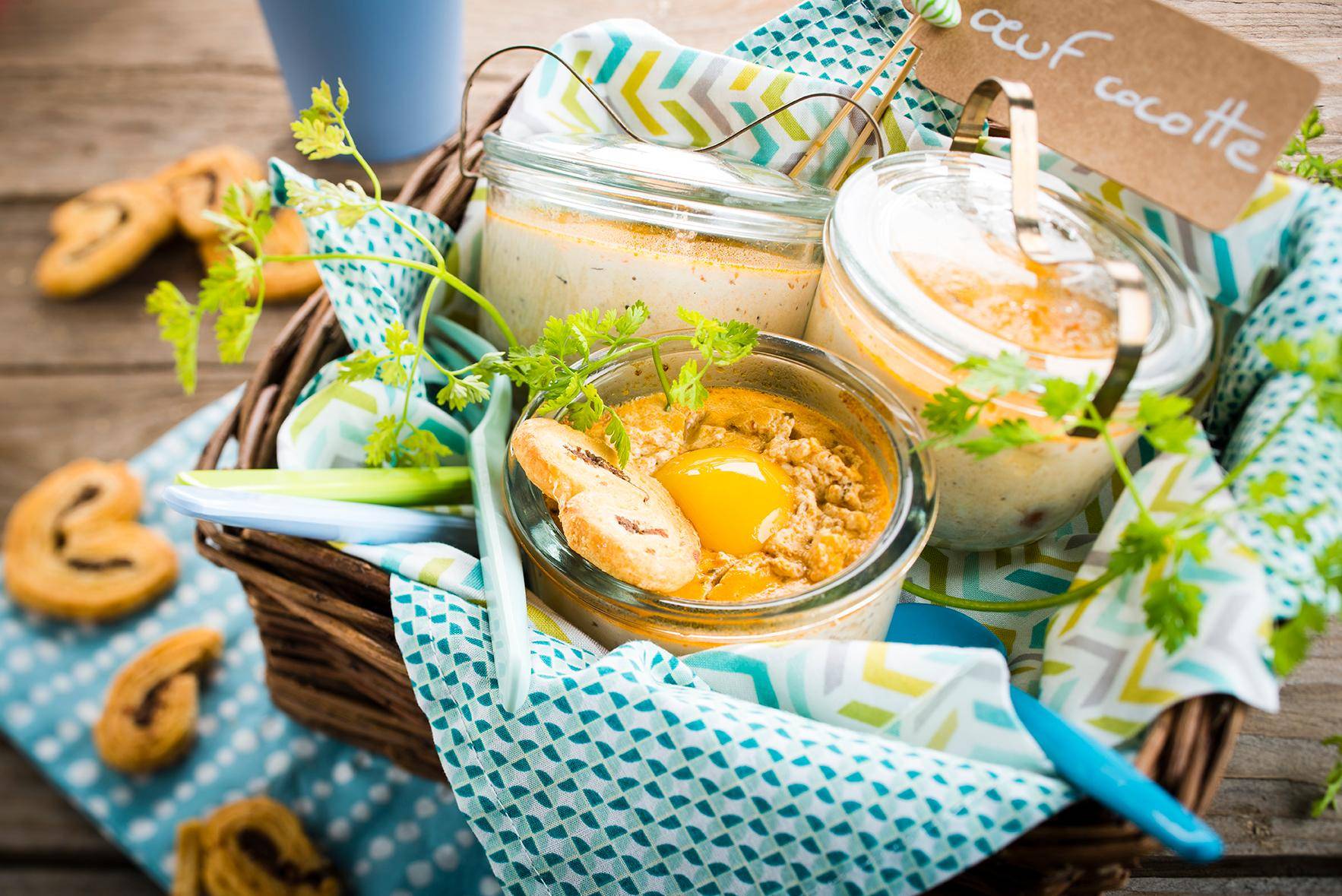 Ei 'en cocotte' tomaat mozza - Recette Cookeo | Moulinex