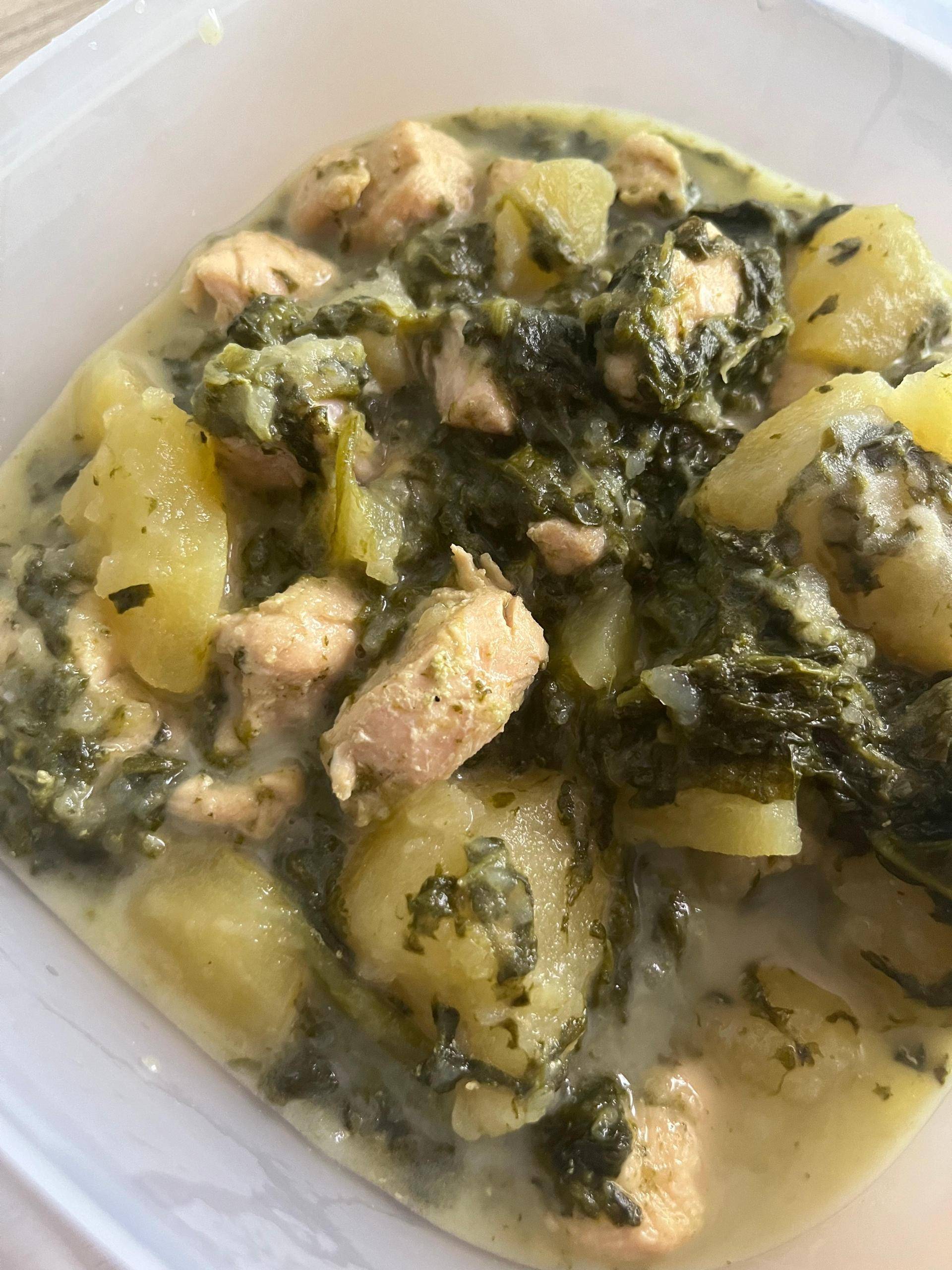 Épinards, pommes de terres et Poulet - Recette Cookeo V3 | Moulinex