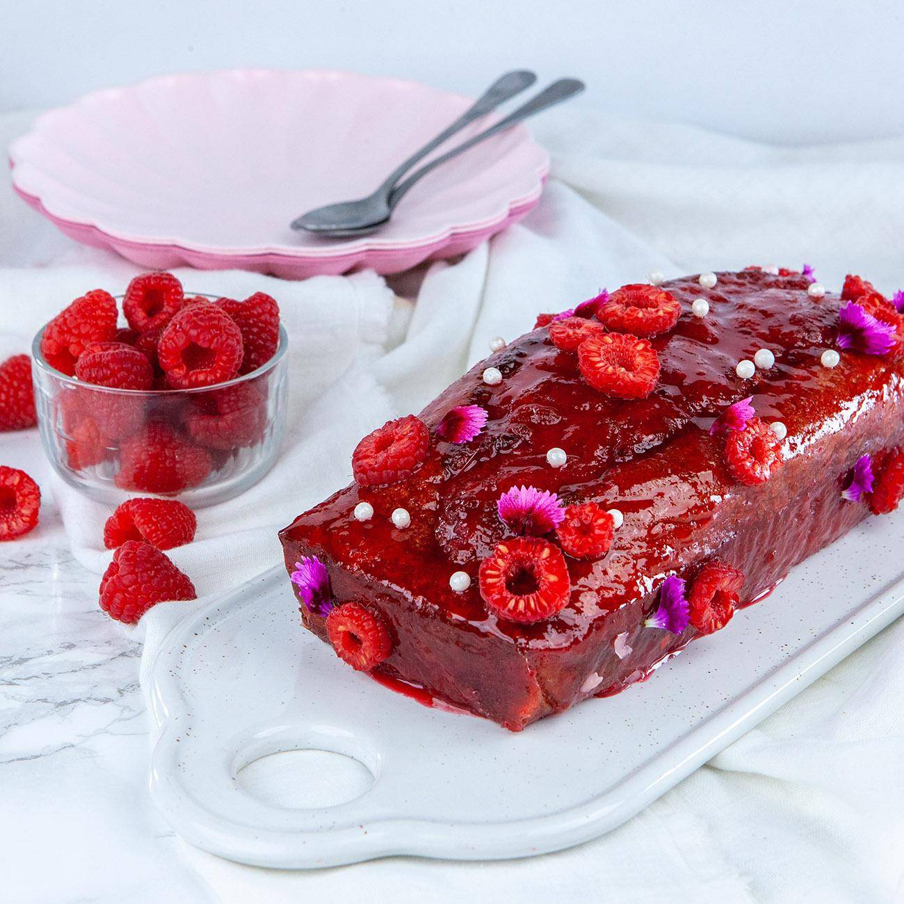 Marbré vanille framboises citron - Recette Companion | Moulinex