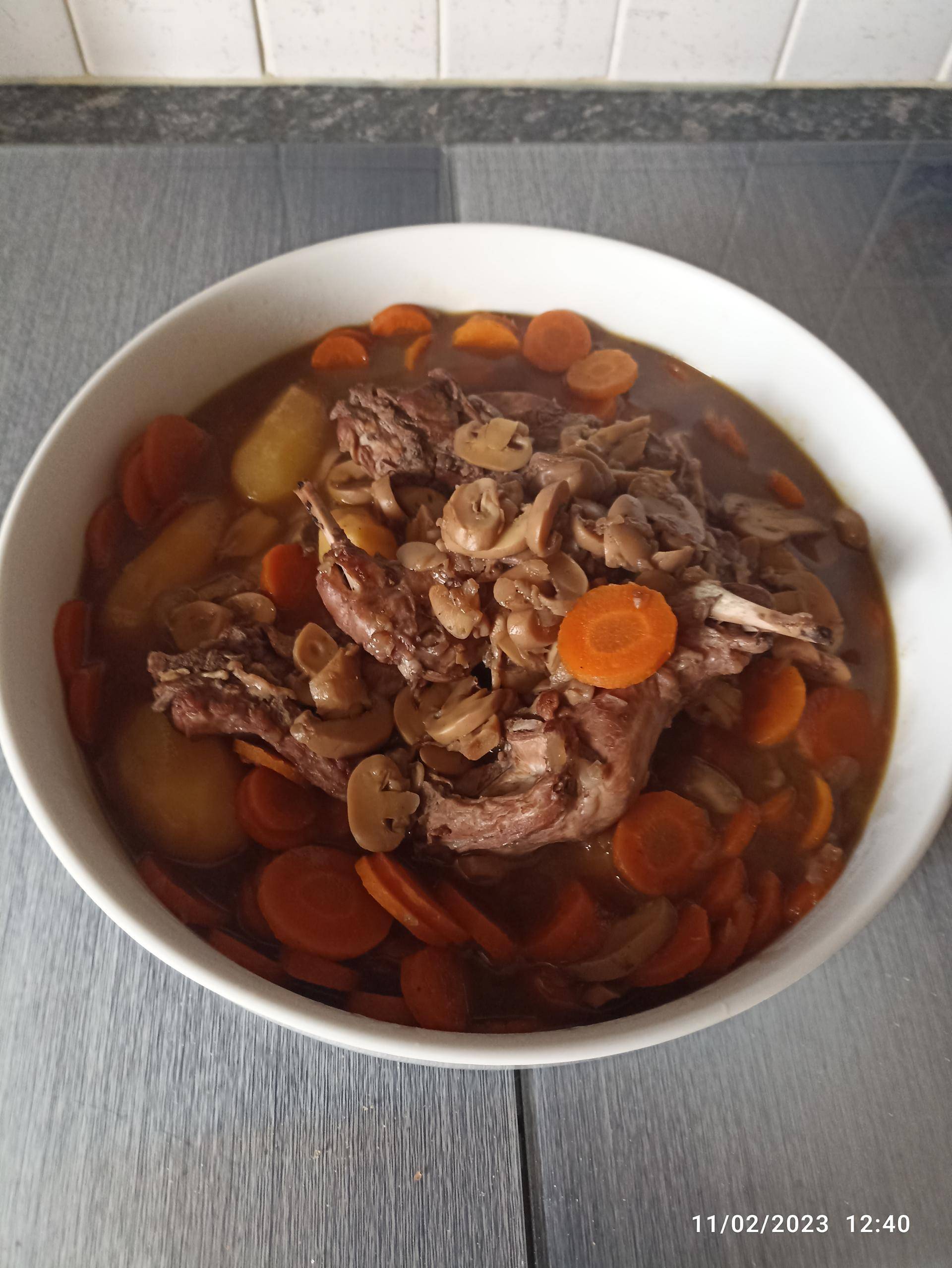 Lapin au bourgogne - Recette Cookeo | Moulinex