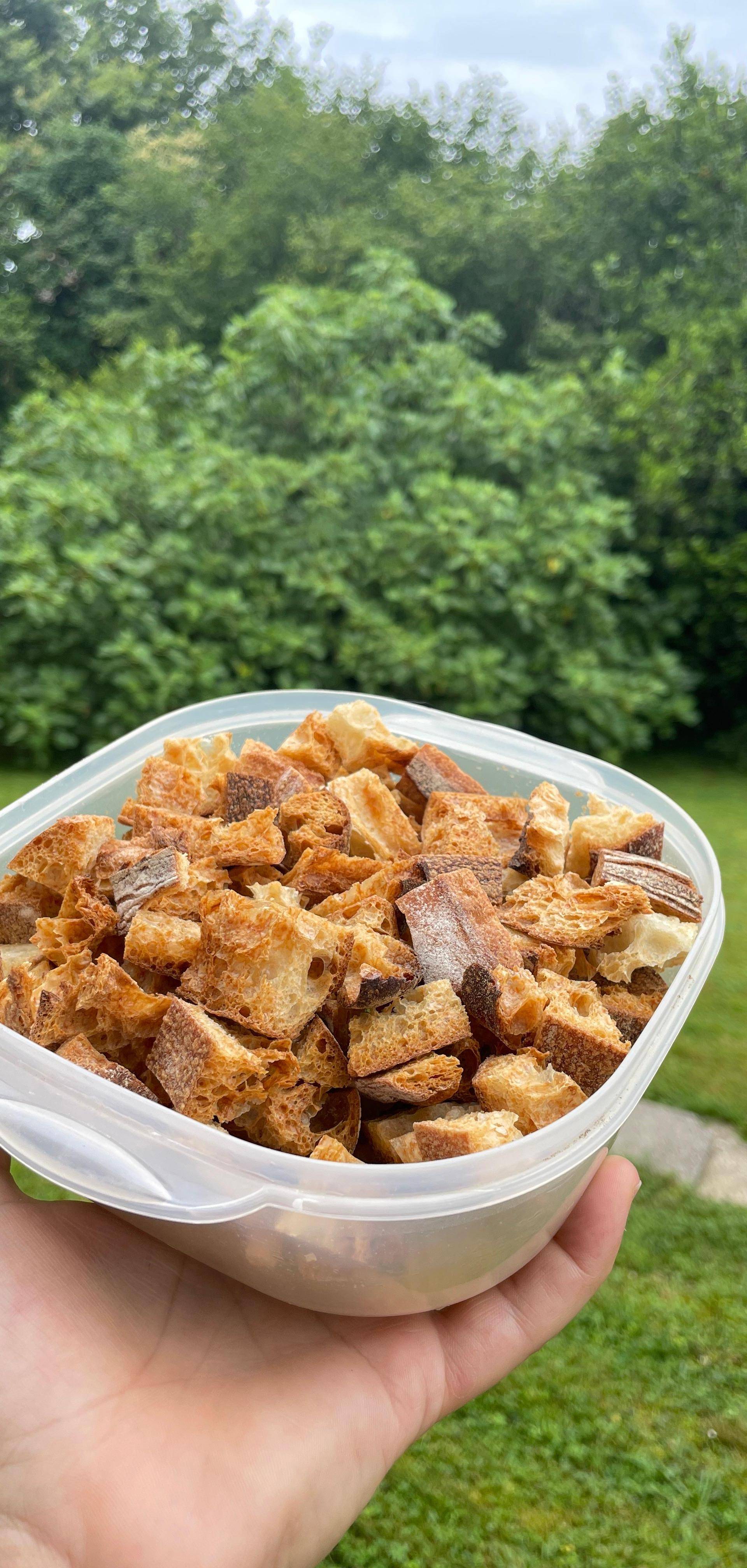 Croûtons de pains - Recette Dual EasyFry&Grill | Moulinex