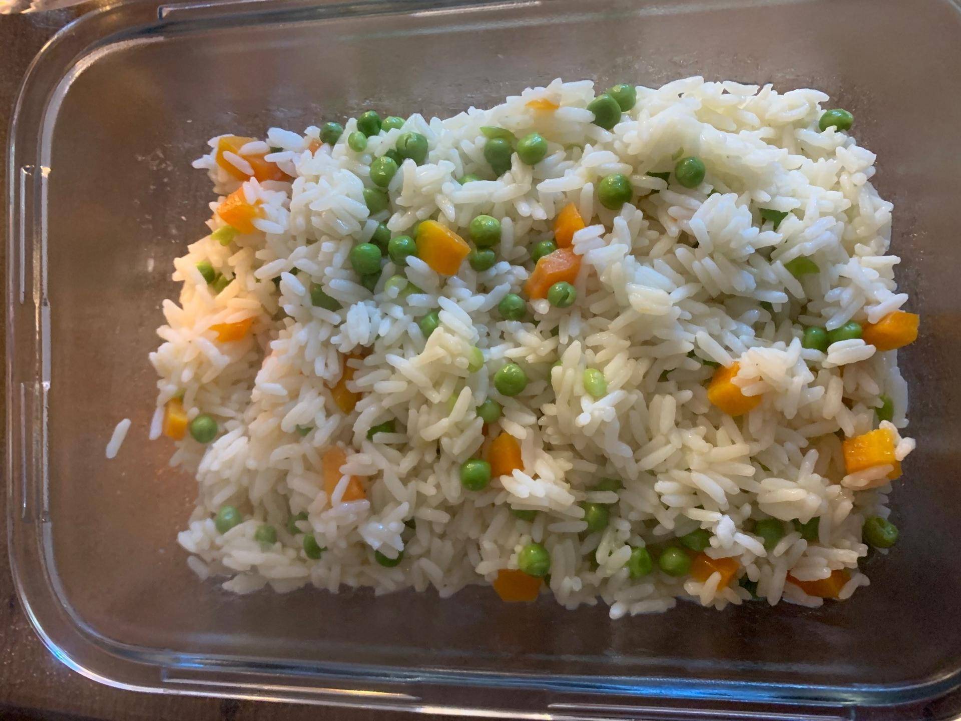 Riz façon portugaise petits pois et carottes - Recette Companion Connect XL | Moulinex
