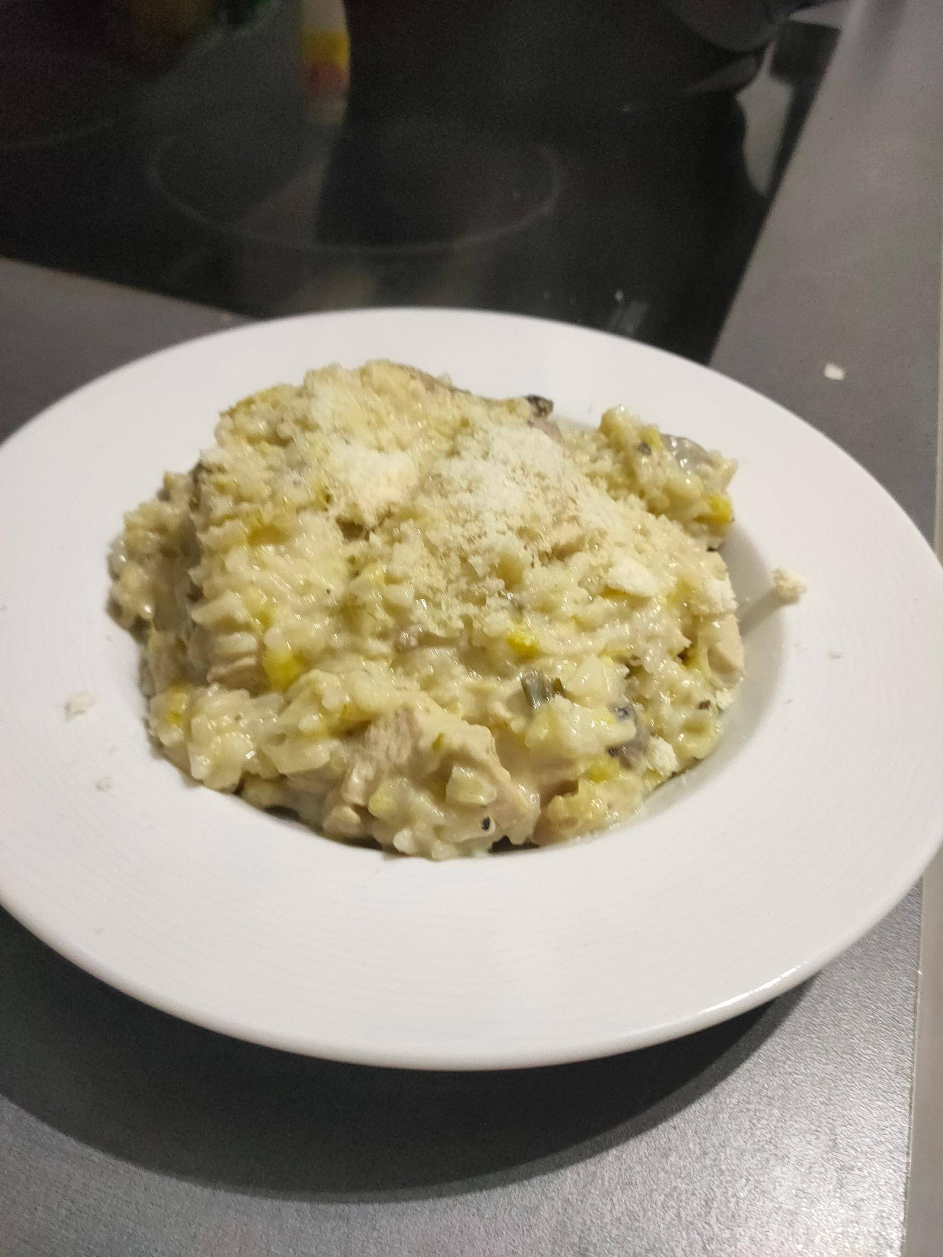Risotto poireaux poulet - Recette Cookeo | Moulinex
