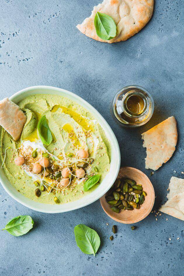 Houmous vert épinards et menthe - Recette Perfectmix + | Moulinex