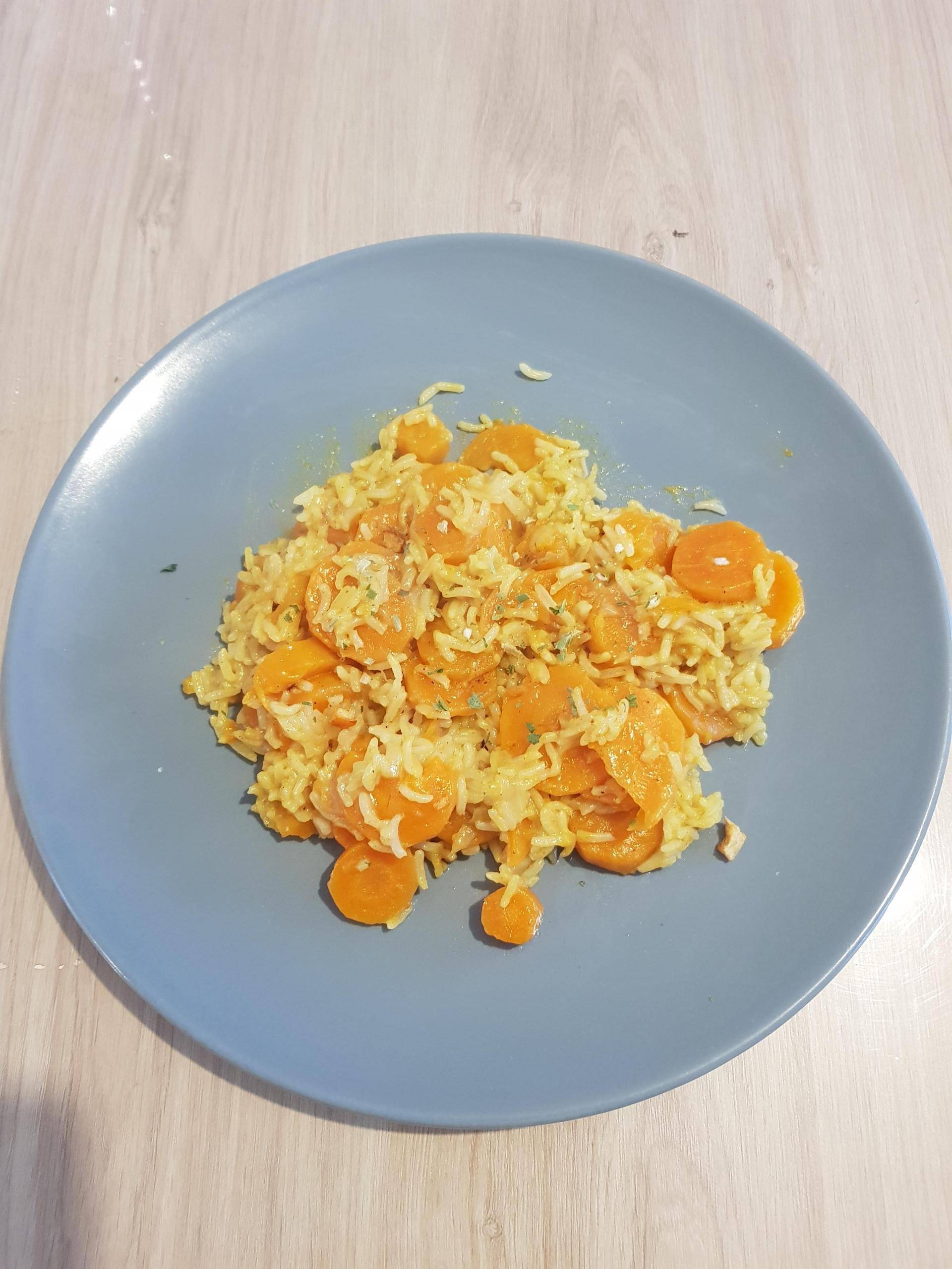 Riz carrotte sauce curry - Recette Cookeo V3 | Moulinex