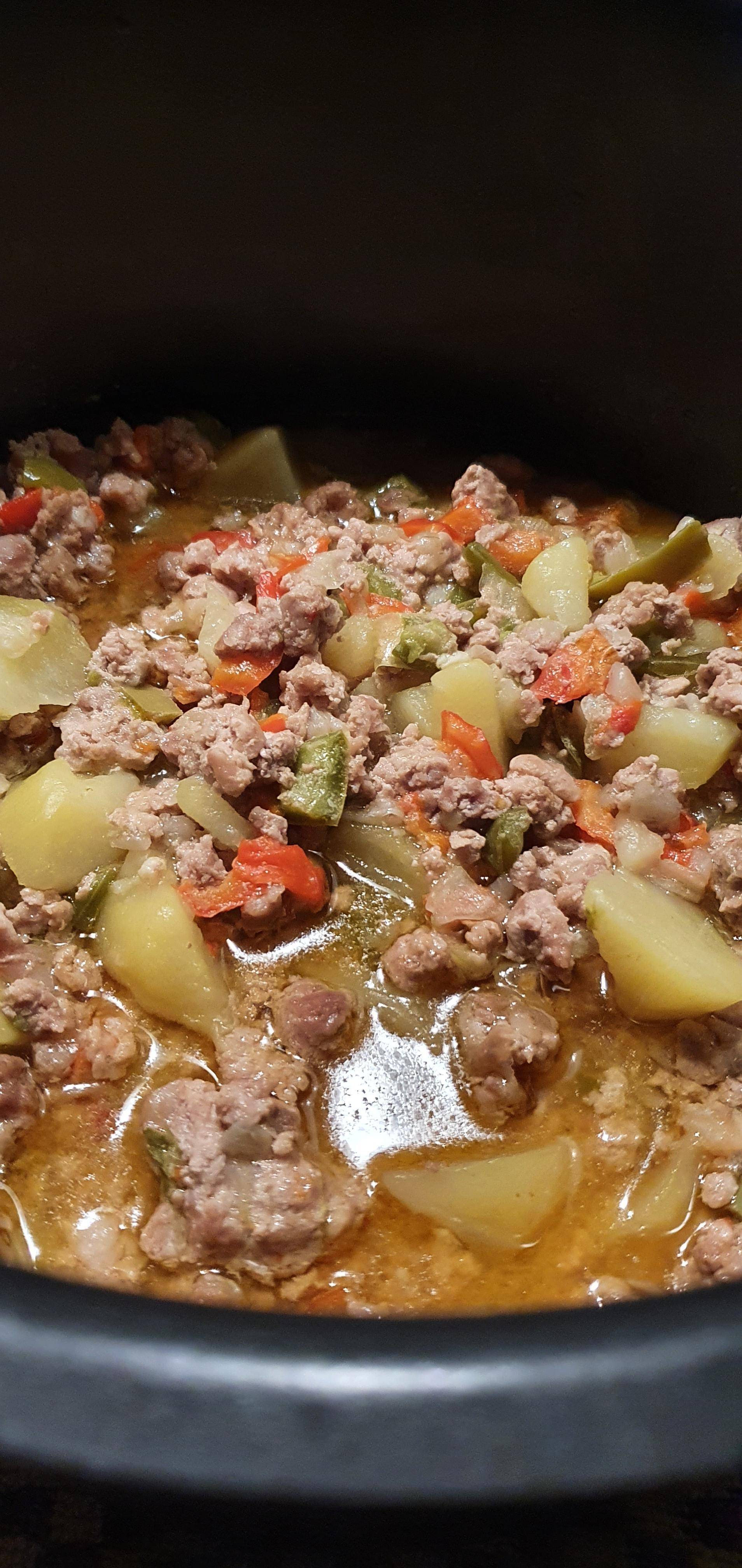Axoa de veau aux pommes de terre - Recette Cookeo | Moulinex