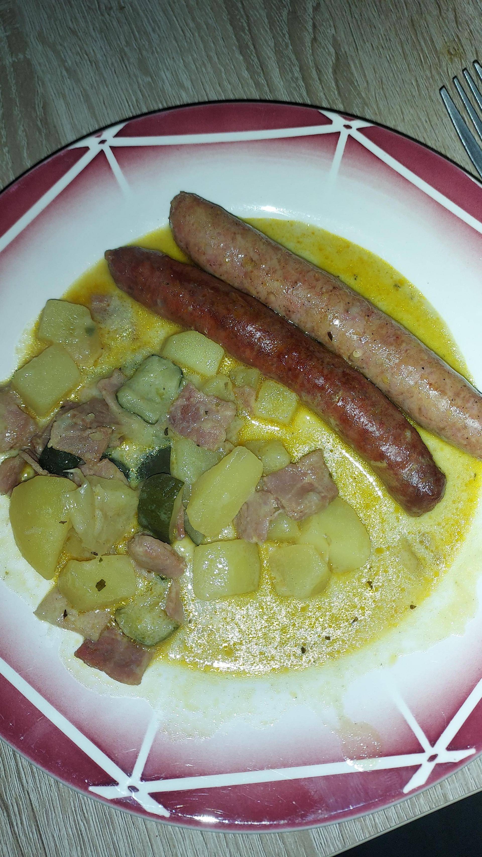 Pomme de terre, courgettes et jambon - Recette Cookeo | Moulinex