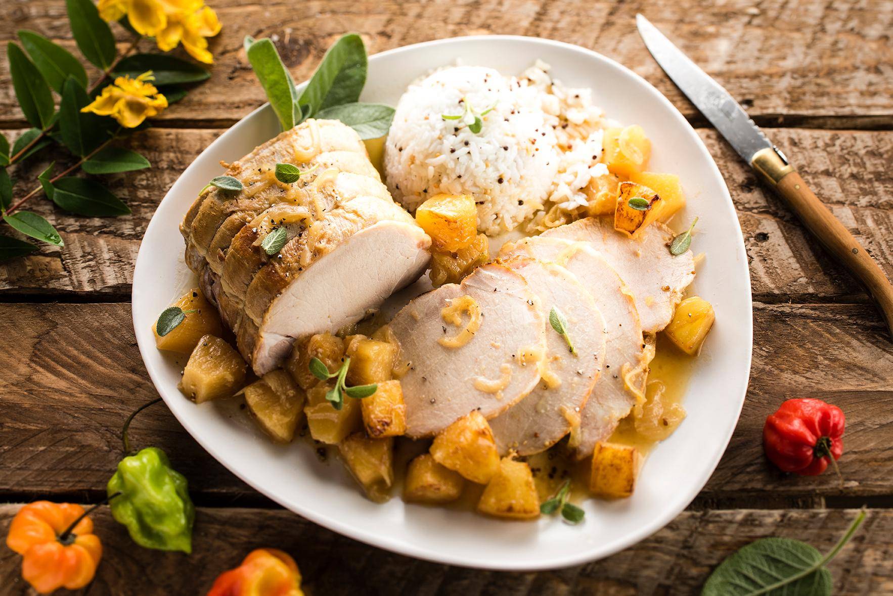 Varkensgebraad met ananas - Recette Cookeo | Moulinex