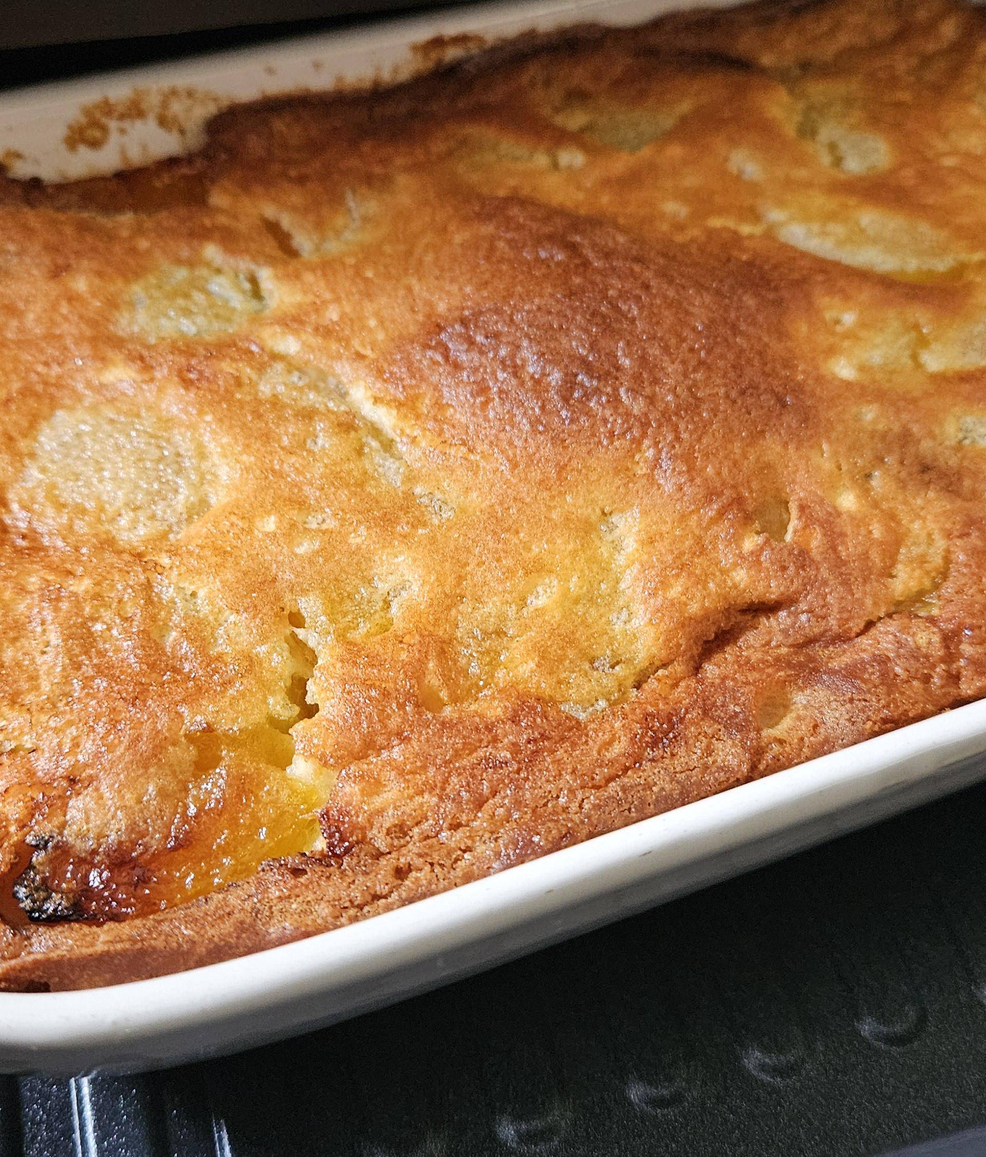 Clafoutis-far abricots express - Recette Easy Fry XL Surface | Moulinex