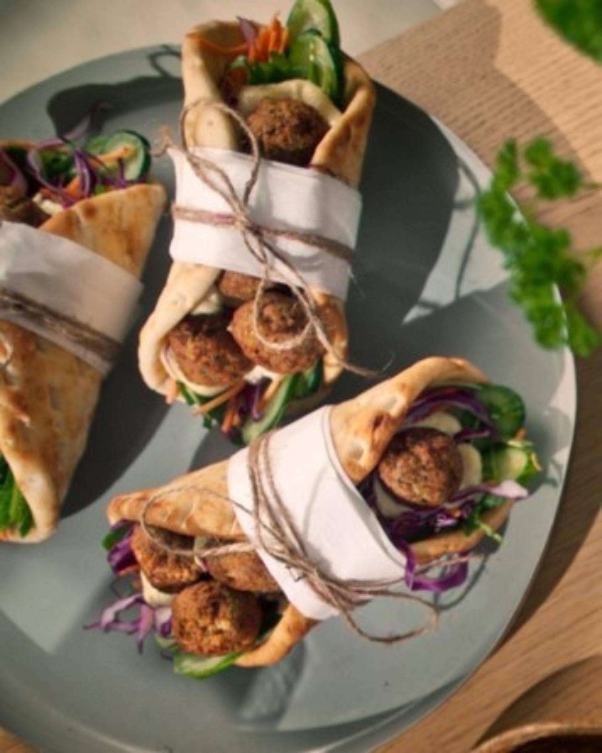 Vegan Falafel Pita's - Recette EASY FRY OVEN & GRILL 9 in 1 | Moulinex