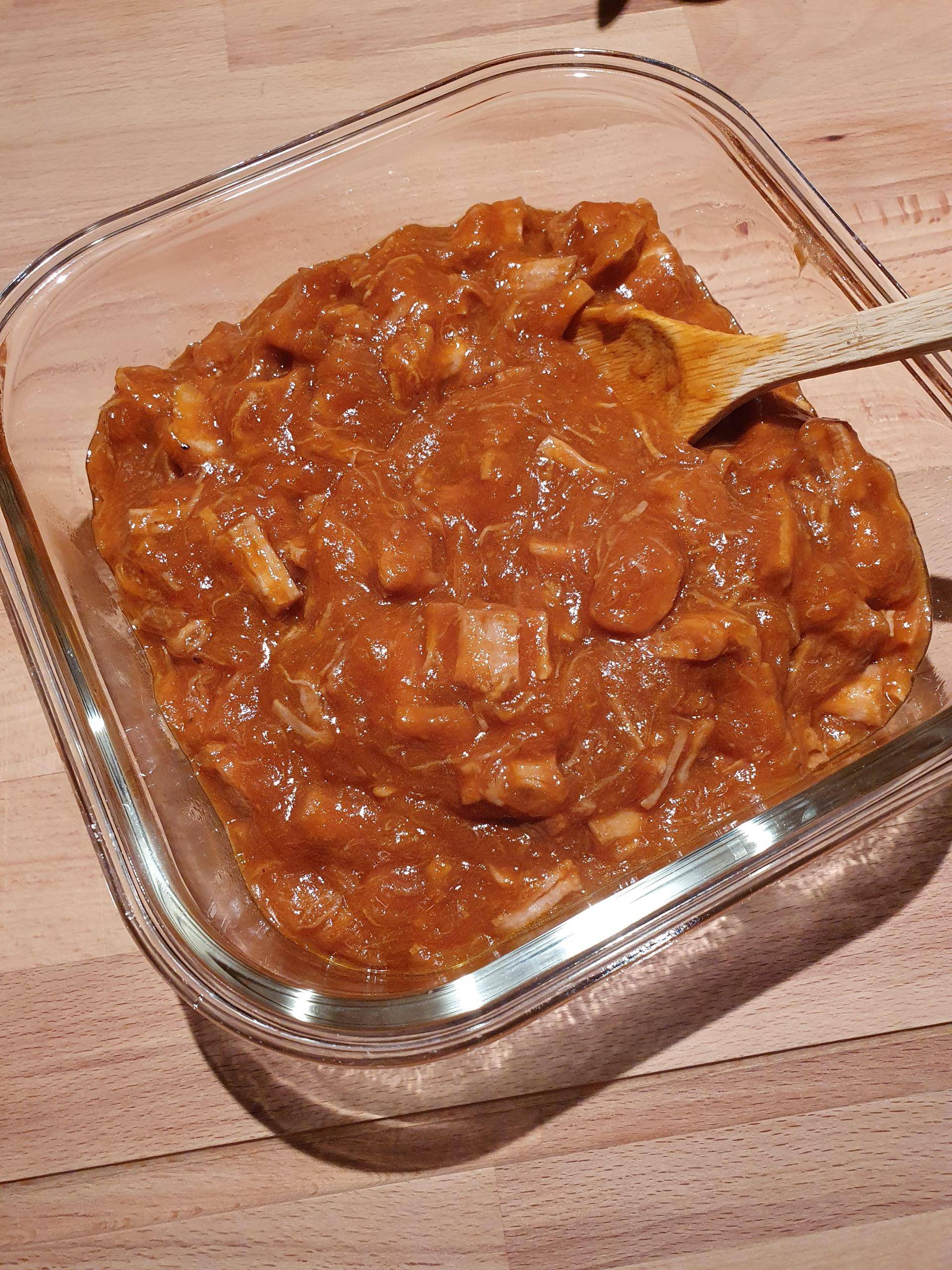 Pulled pork ou porc effiloché - Recette Companion Connect XL | Moulinex