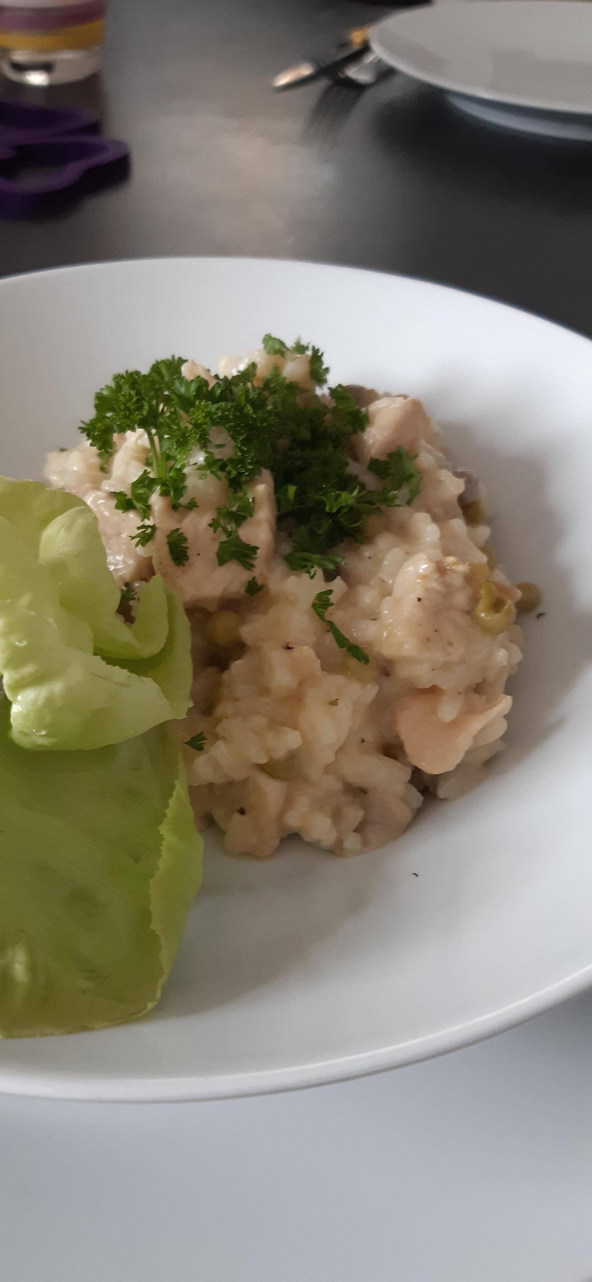 Risotto poulet champignons - Recette Companion | Moulinex