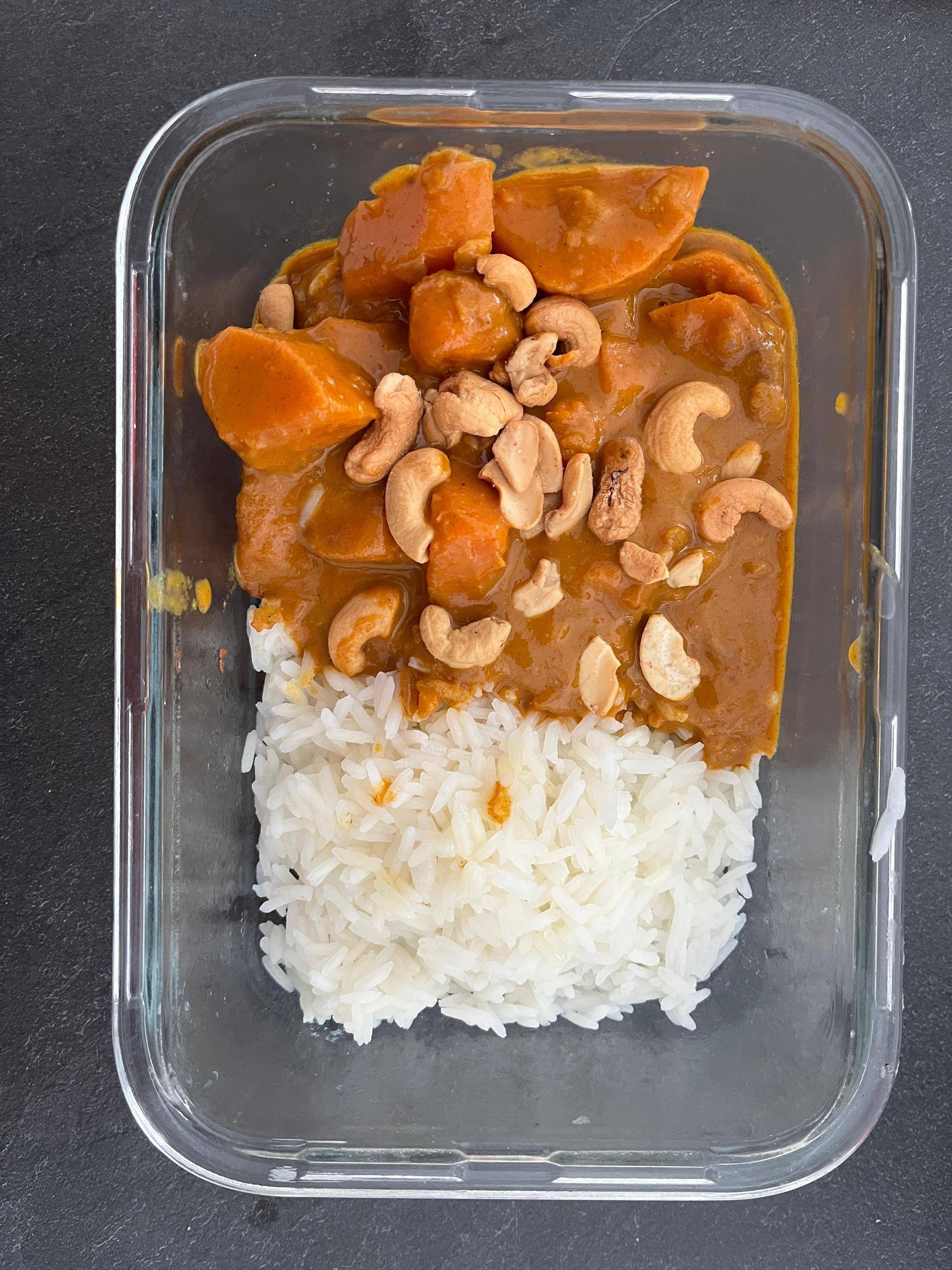Curry de patates douces - Recette Companion Connect XL | Moulinex