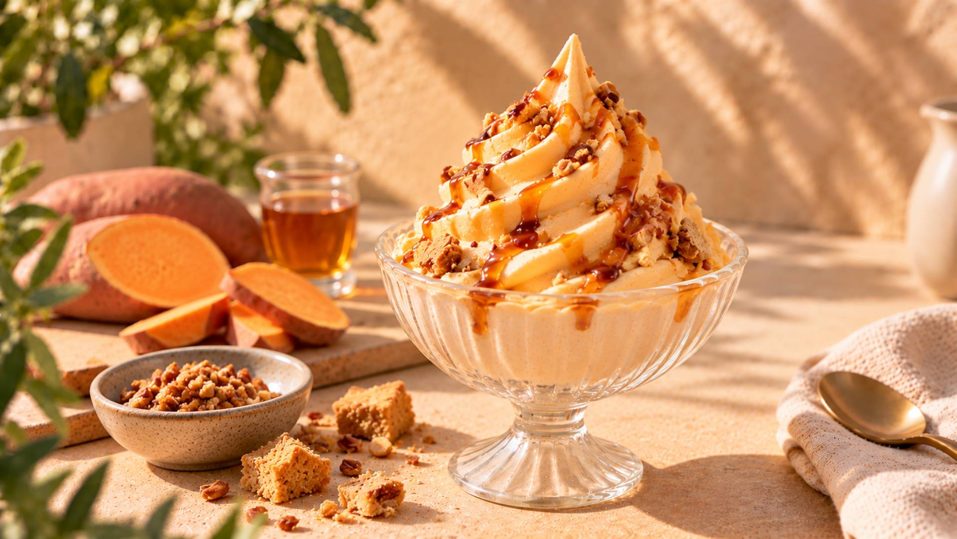 Glace "Sweet sweet potato" - Recette Freezi | Moulinex