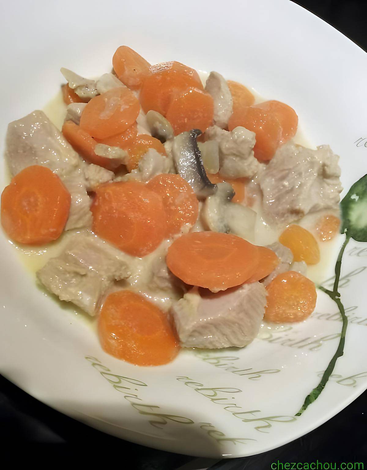 Blanquette de dinde - Recette Cookeo | Moulinex
