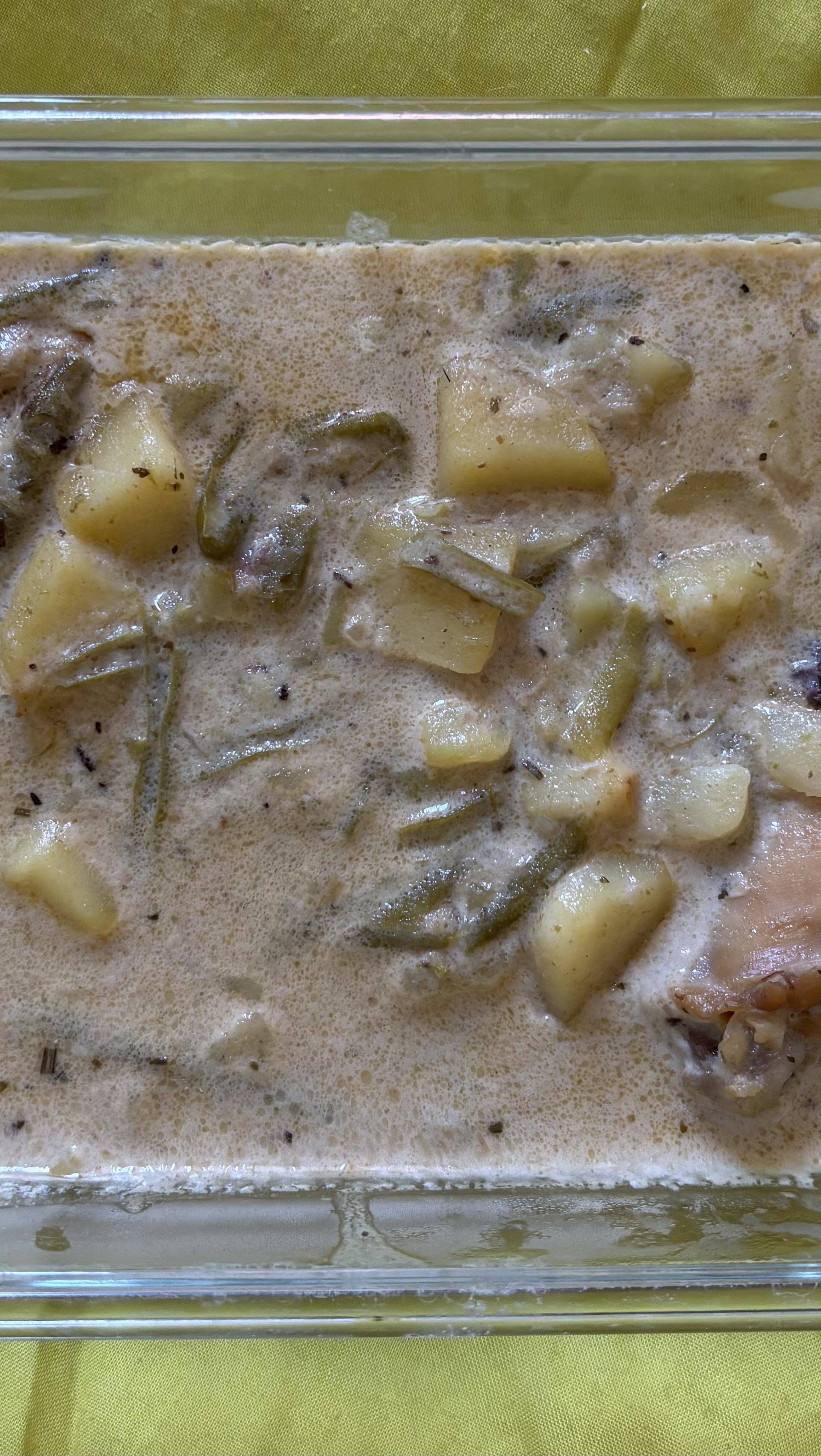 Poulet - pommes de terres et haricots verts - Recette Cookeo V3 | Moulinex