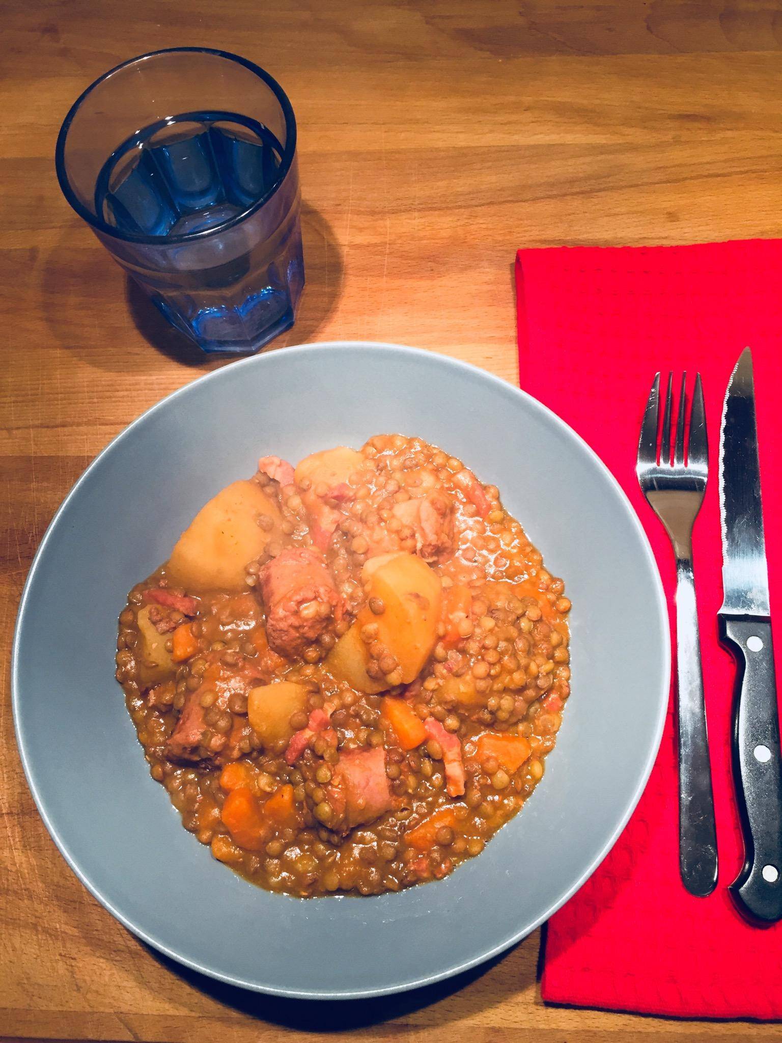 Lentilles saucisses - Recette Cookeo | Moulinex