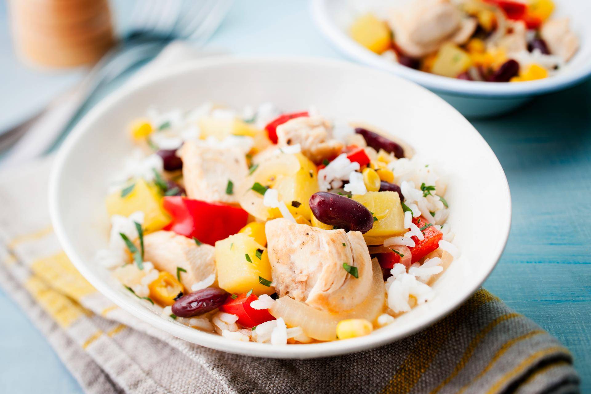Kip met ananas en mais - Recette Cookeo | Moulinex