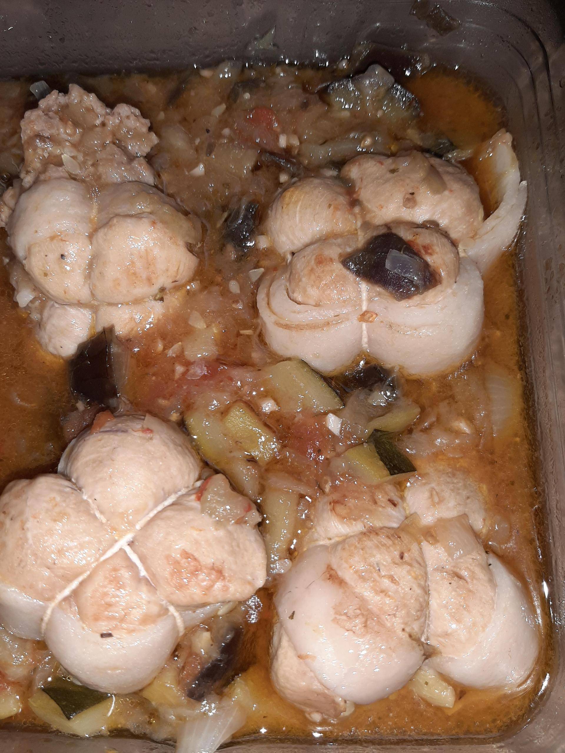 Paupiettes de poulet et légumes - Recette Cookeo | Moulinex