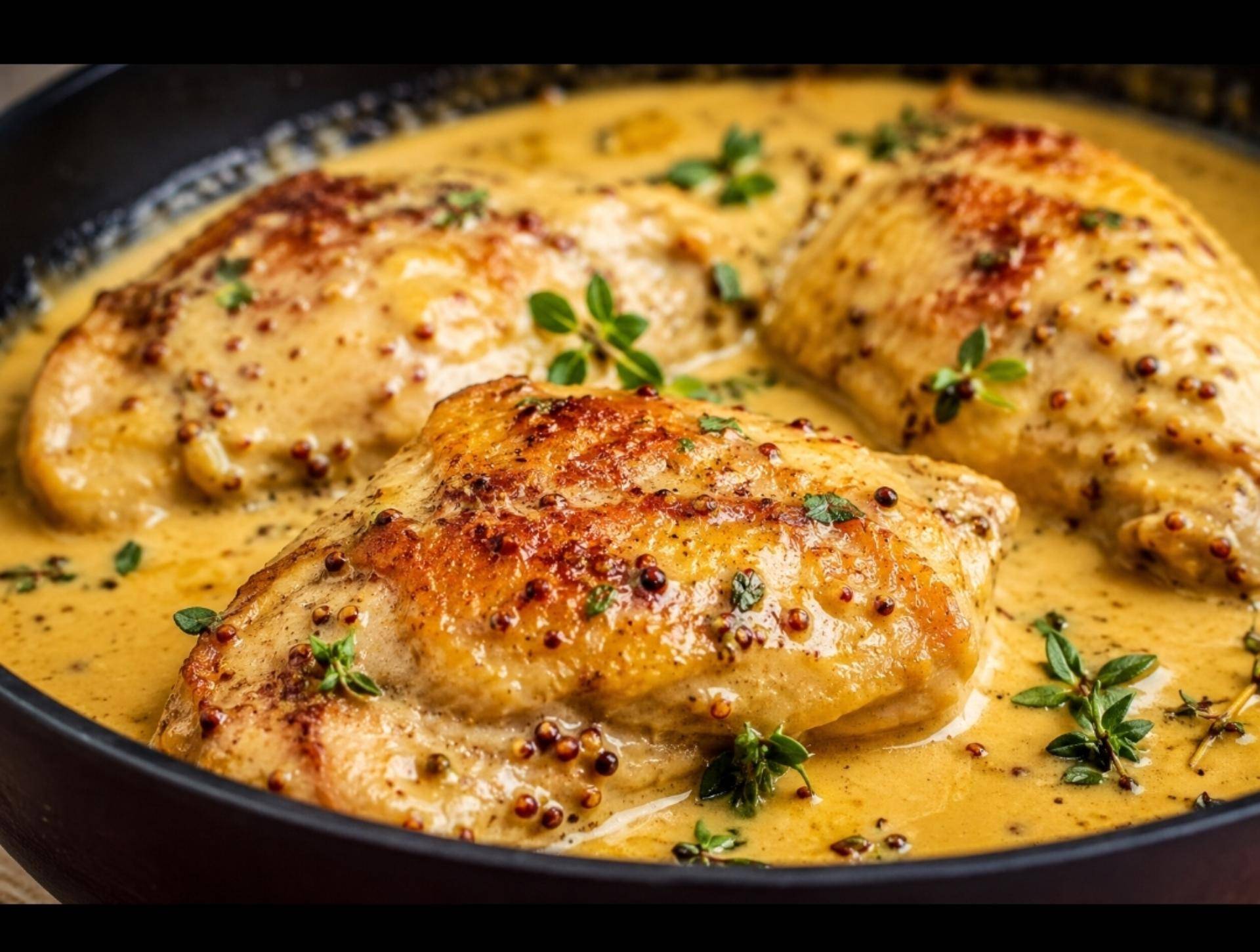 Poulet à la moutarde légère - Recette Companion Connect XL | Moulinex