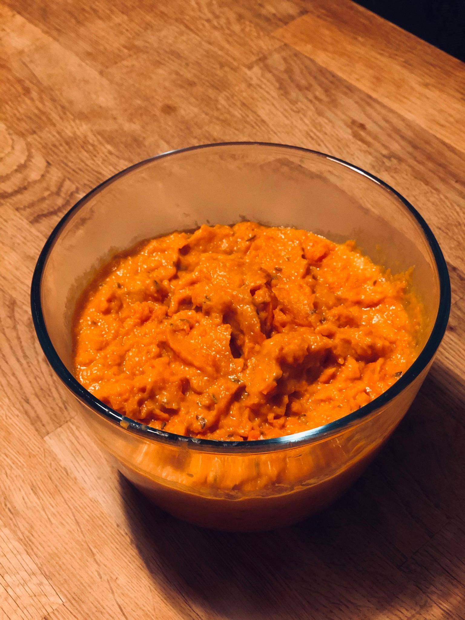 Purée carotte patate douce coco cumin - Recette Companion Connect | Moulinex