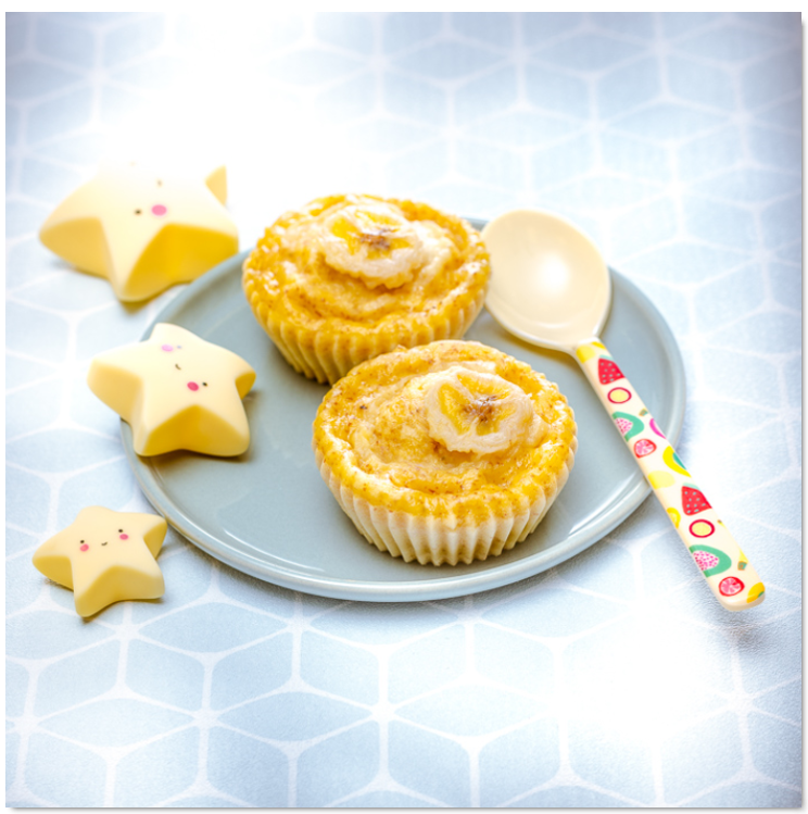 Cake banane à la vapeur pour bébé - Recette Companion | Moulinex