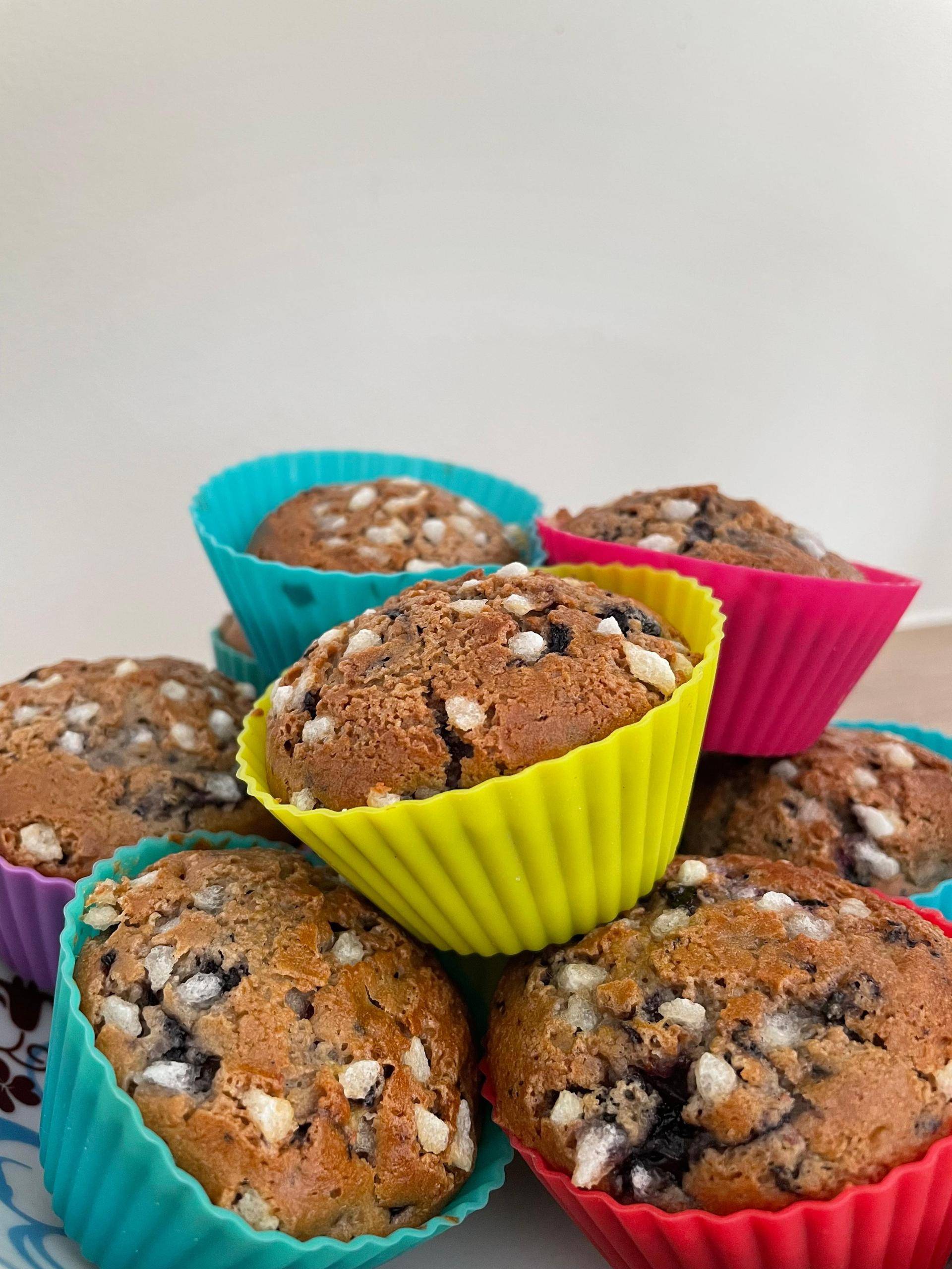 Muffins vegan aux myrtilles - Recette Companion XL | Moulinex