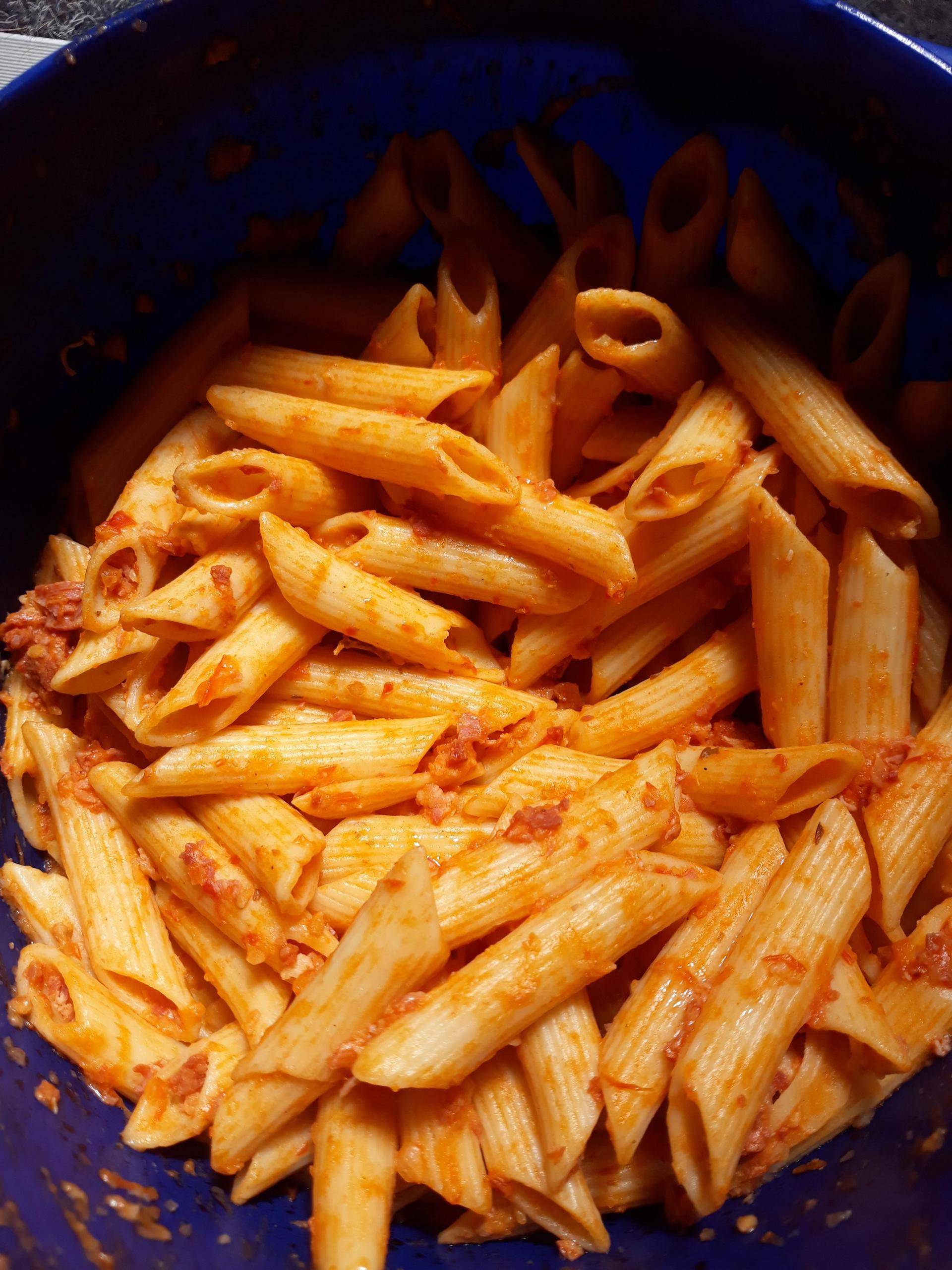 Pâtes au chorizo de Claire - Recette Companion Connect XL | Moulinex