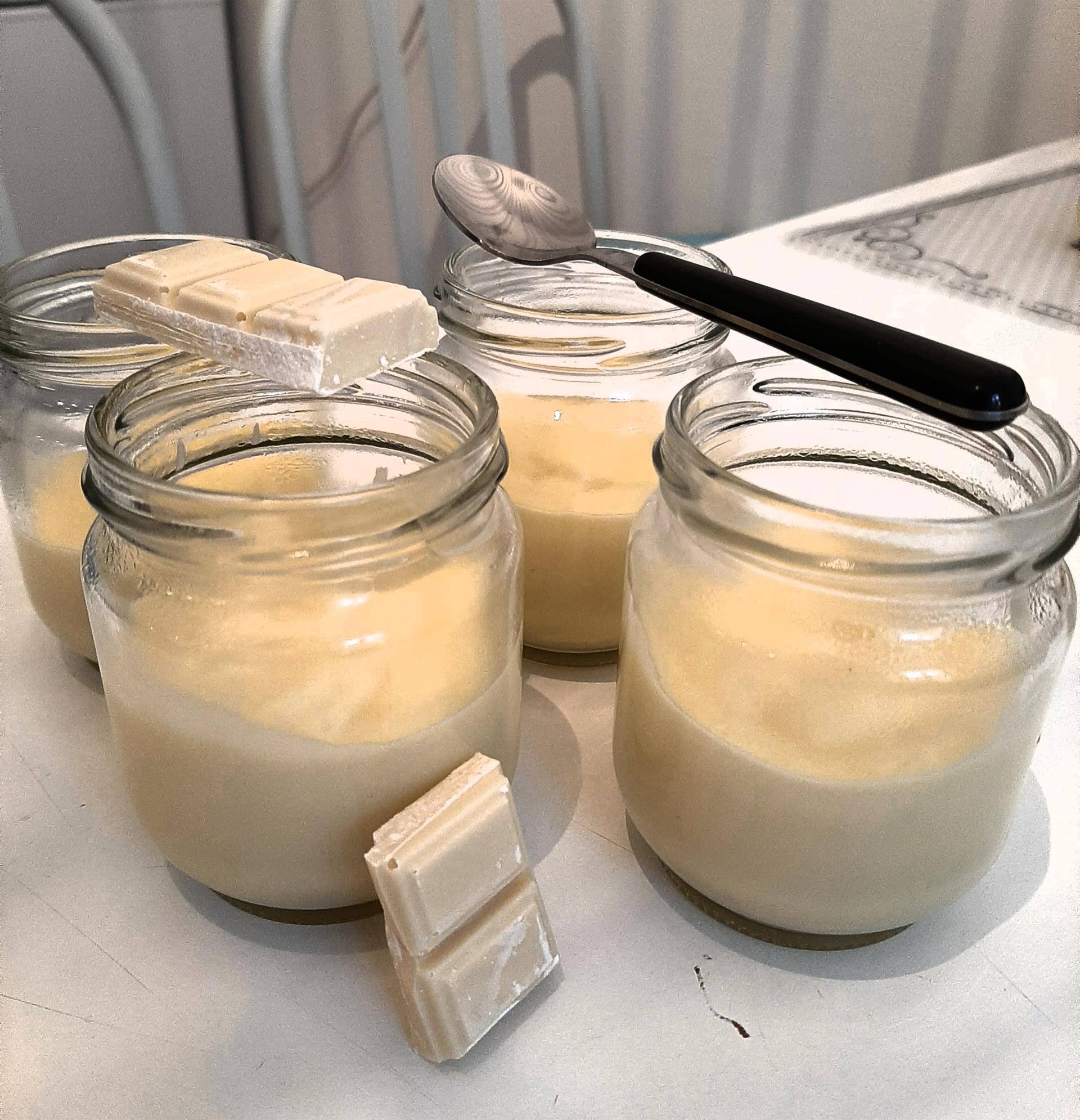 Crème dessert chocolat blanc - Recette Companion Connect XL | Moulinex