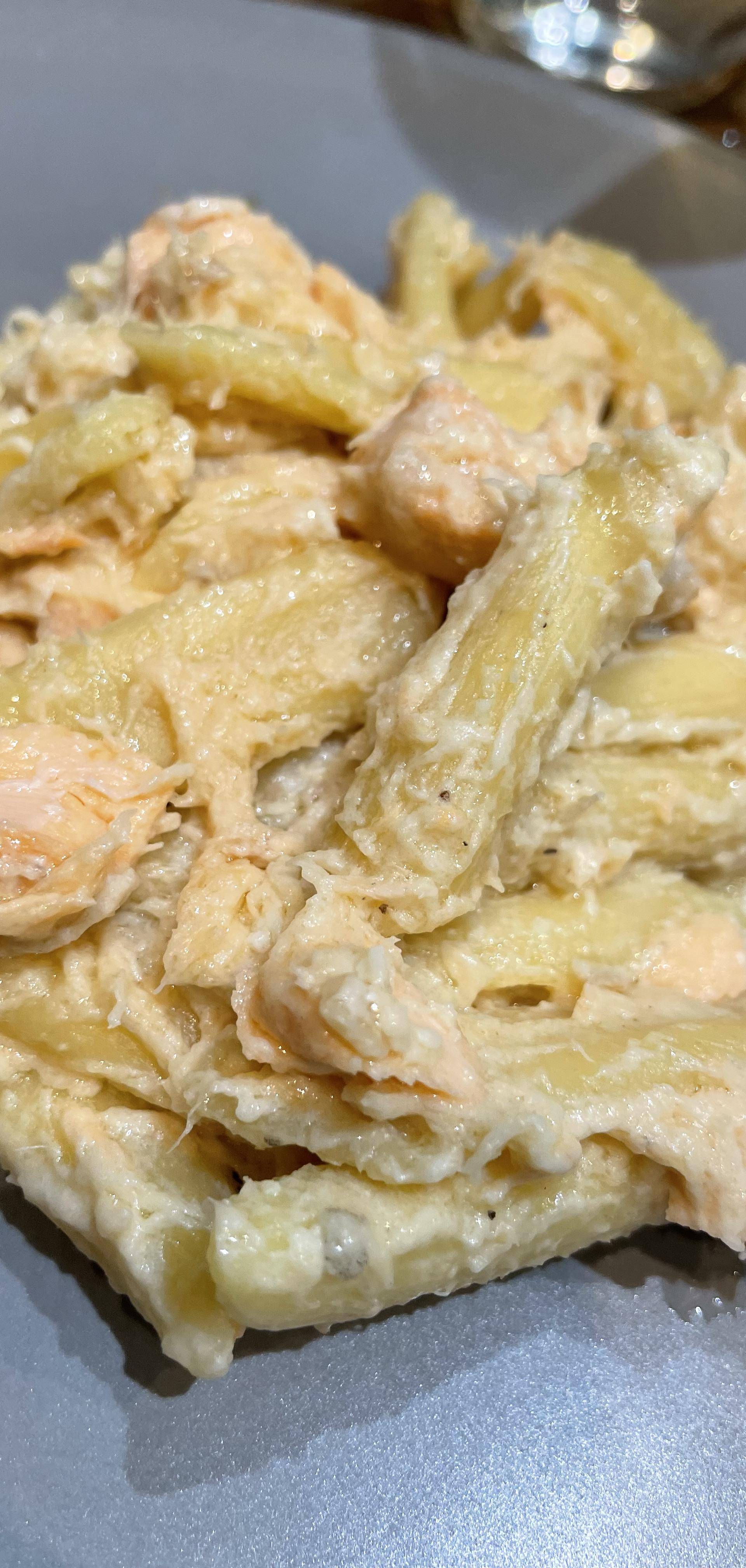 Penne au saumon et mascarpone - Recette Companion Connect XL | Moulinex