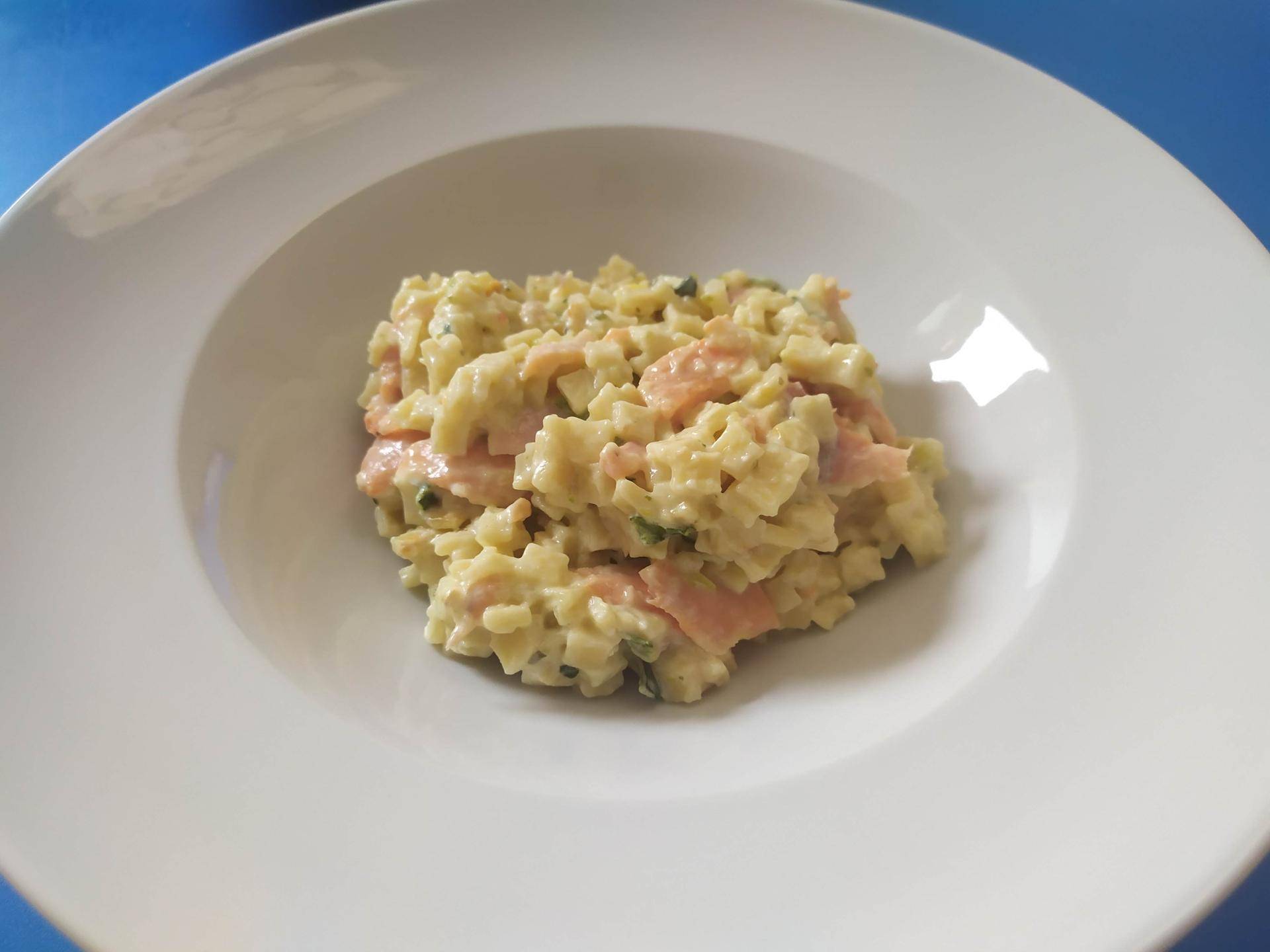 Crozets au saumon fumé et courgettes - Recette Cookeo | Moulinex