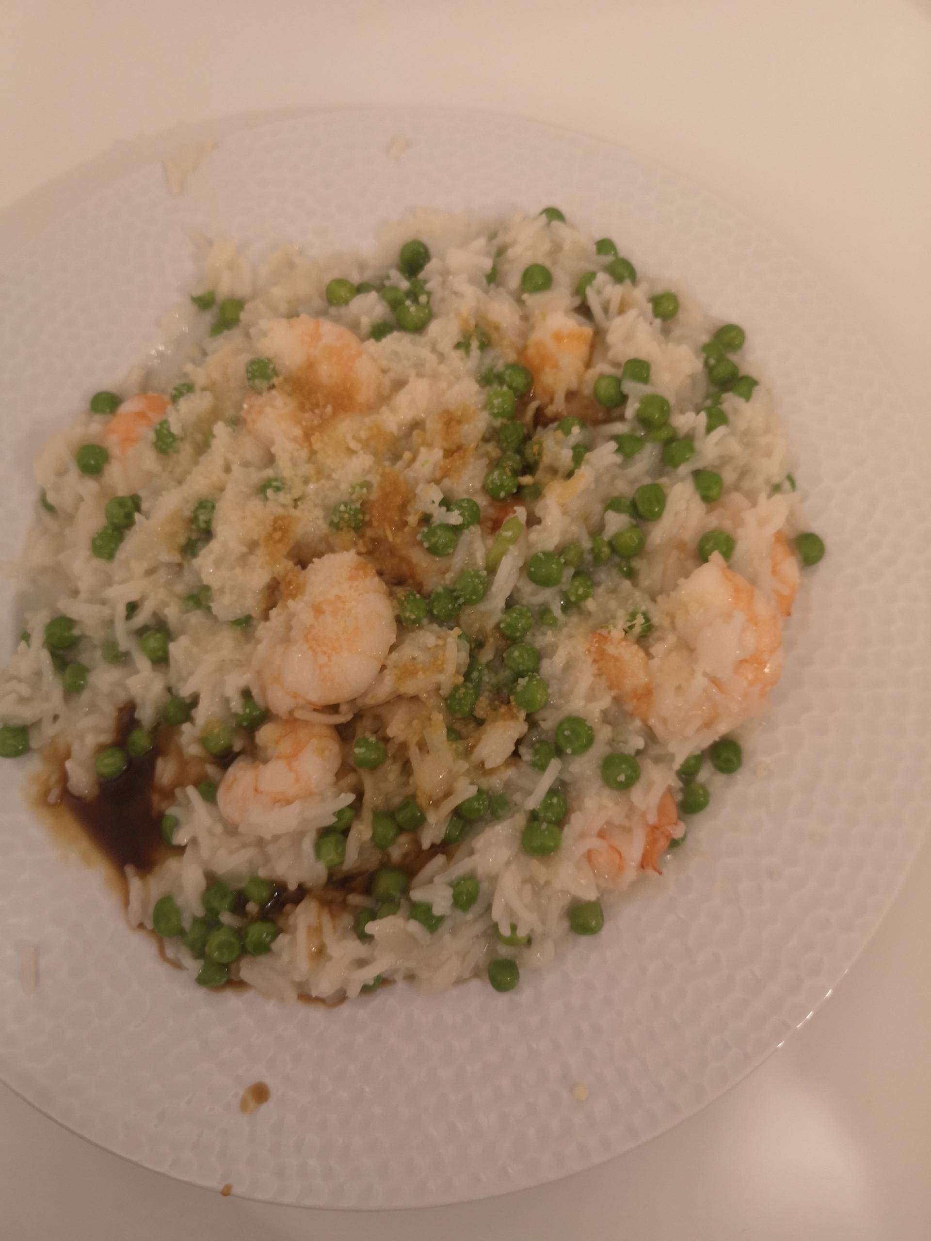 Risotto petit pois crevette - Recette Cookeo | Moulinex